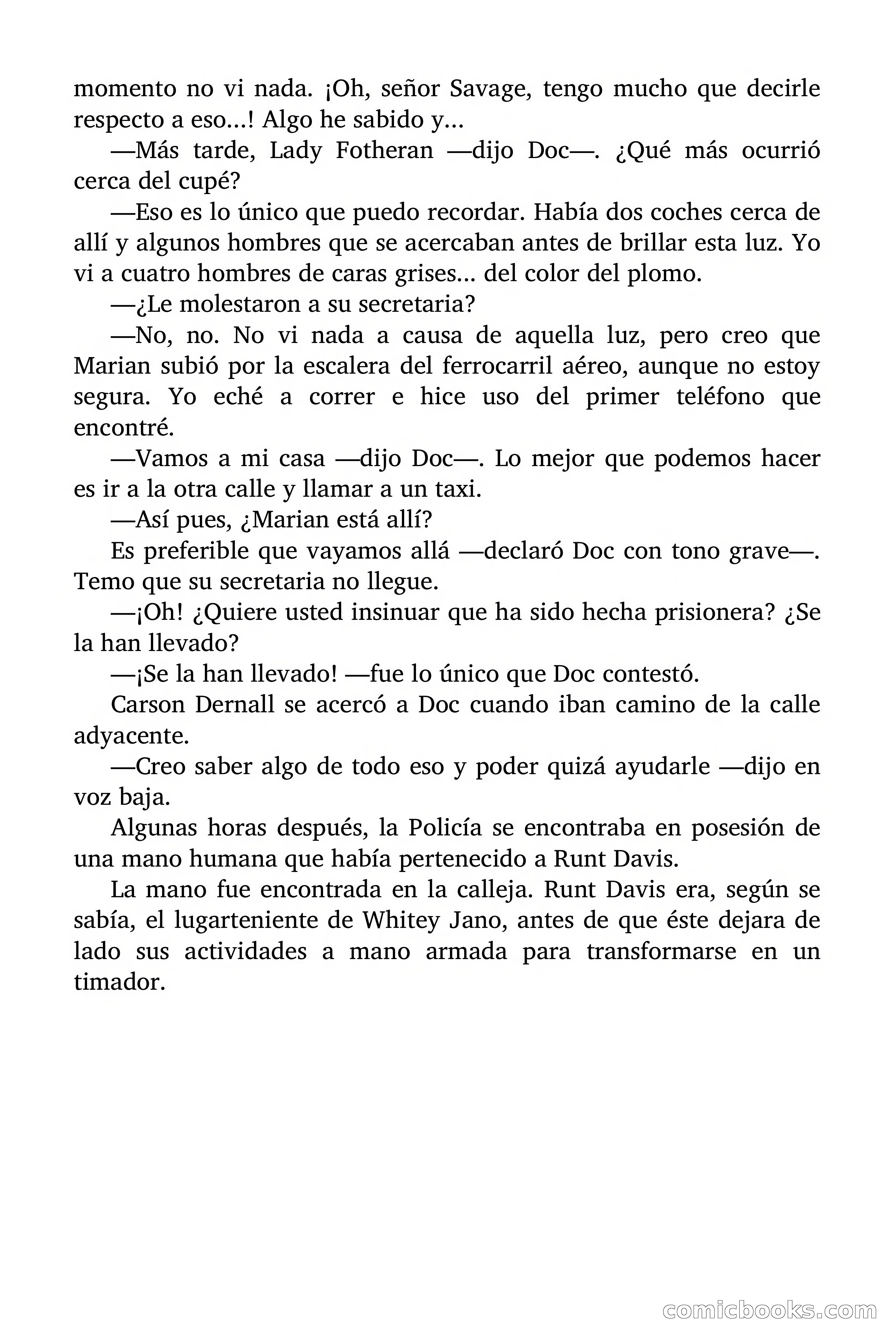 Doc Savage: El espejismo del crimen — page 26 of 167