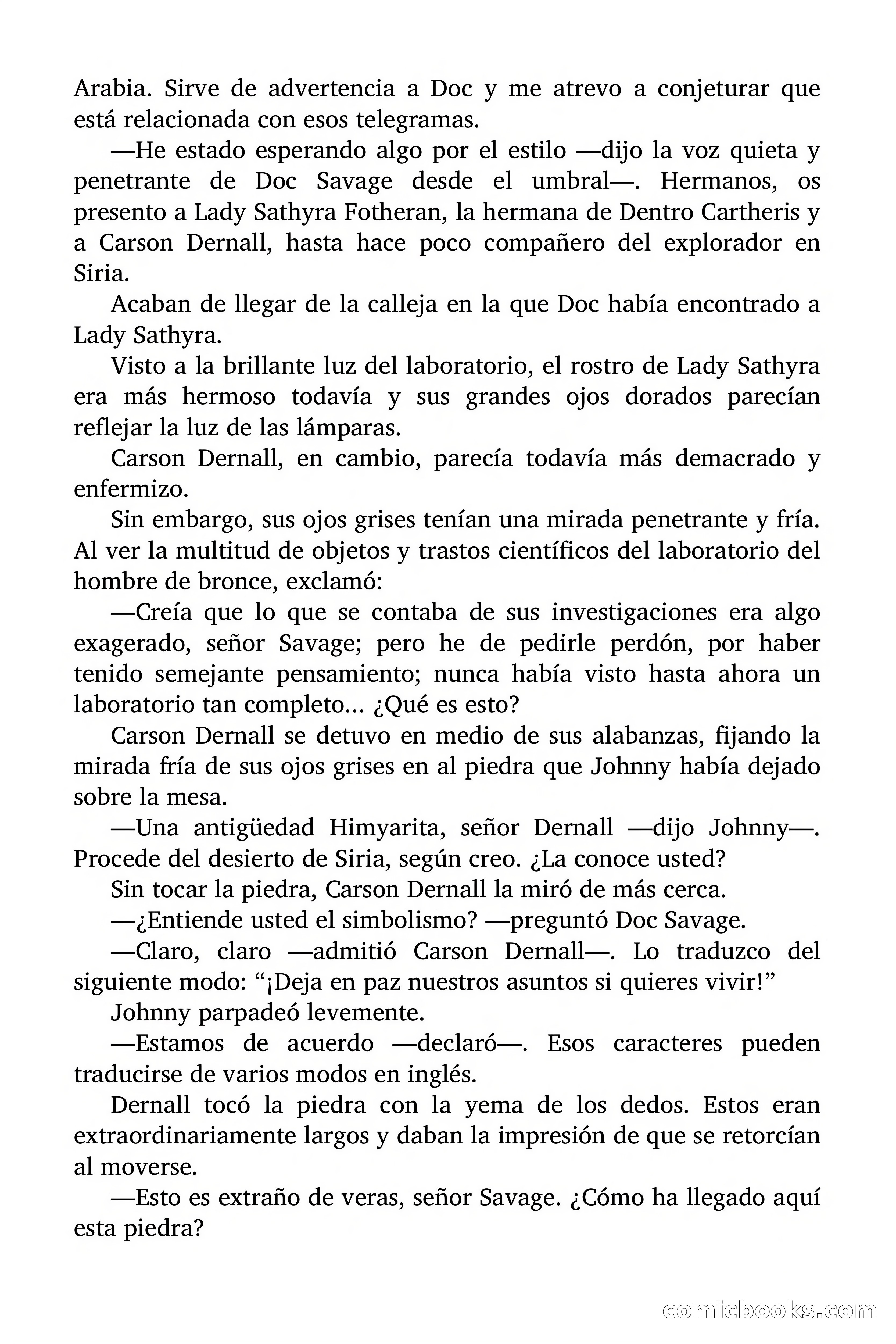 Doc Savage: El espejismo del crimen — page 34 of 167