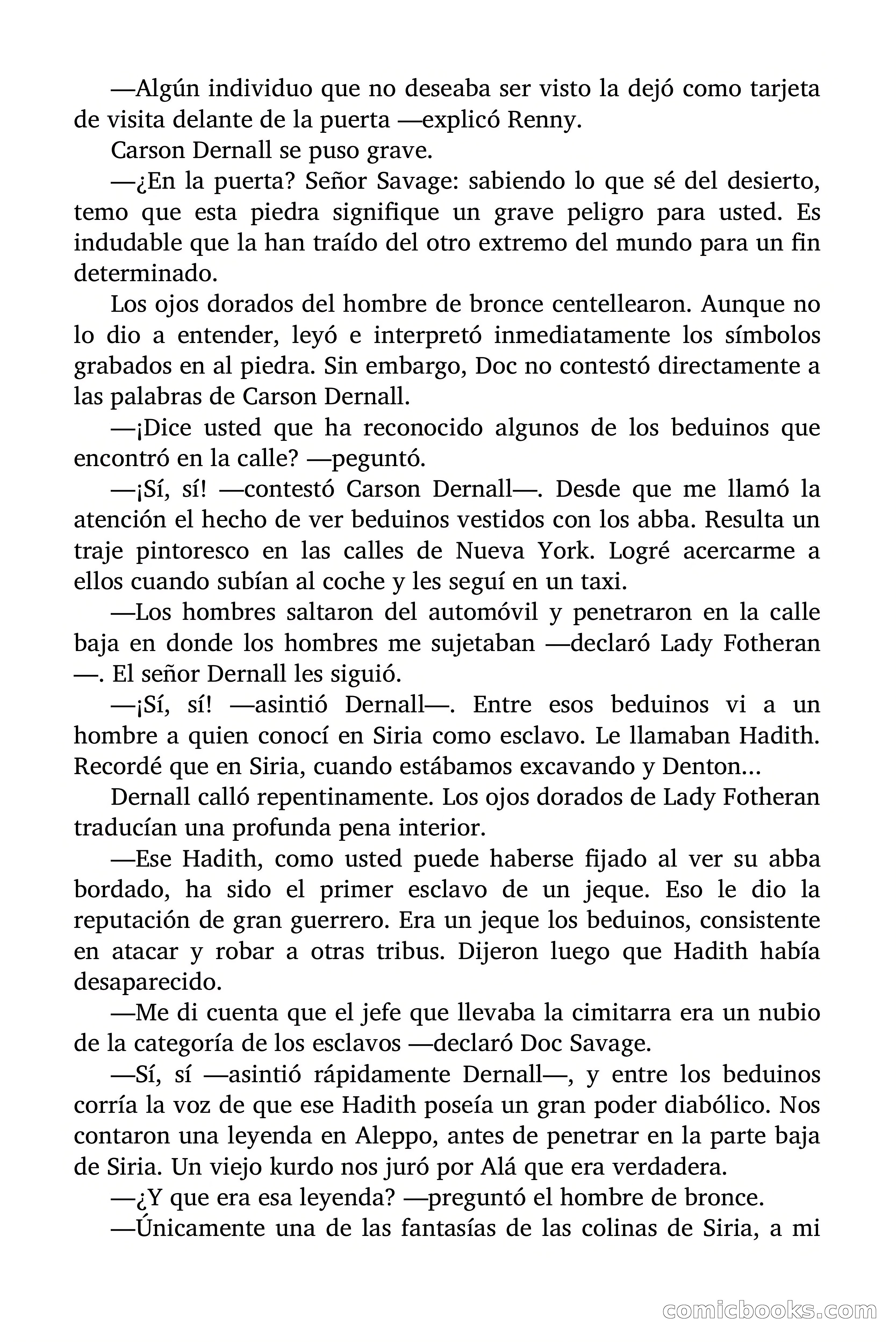 Doc Savage: El espejismo del crimen — page 35 of 167