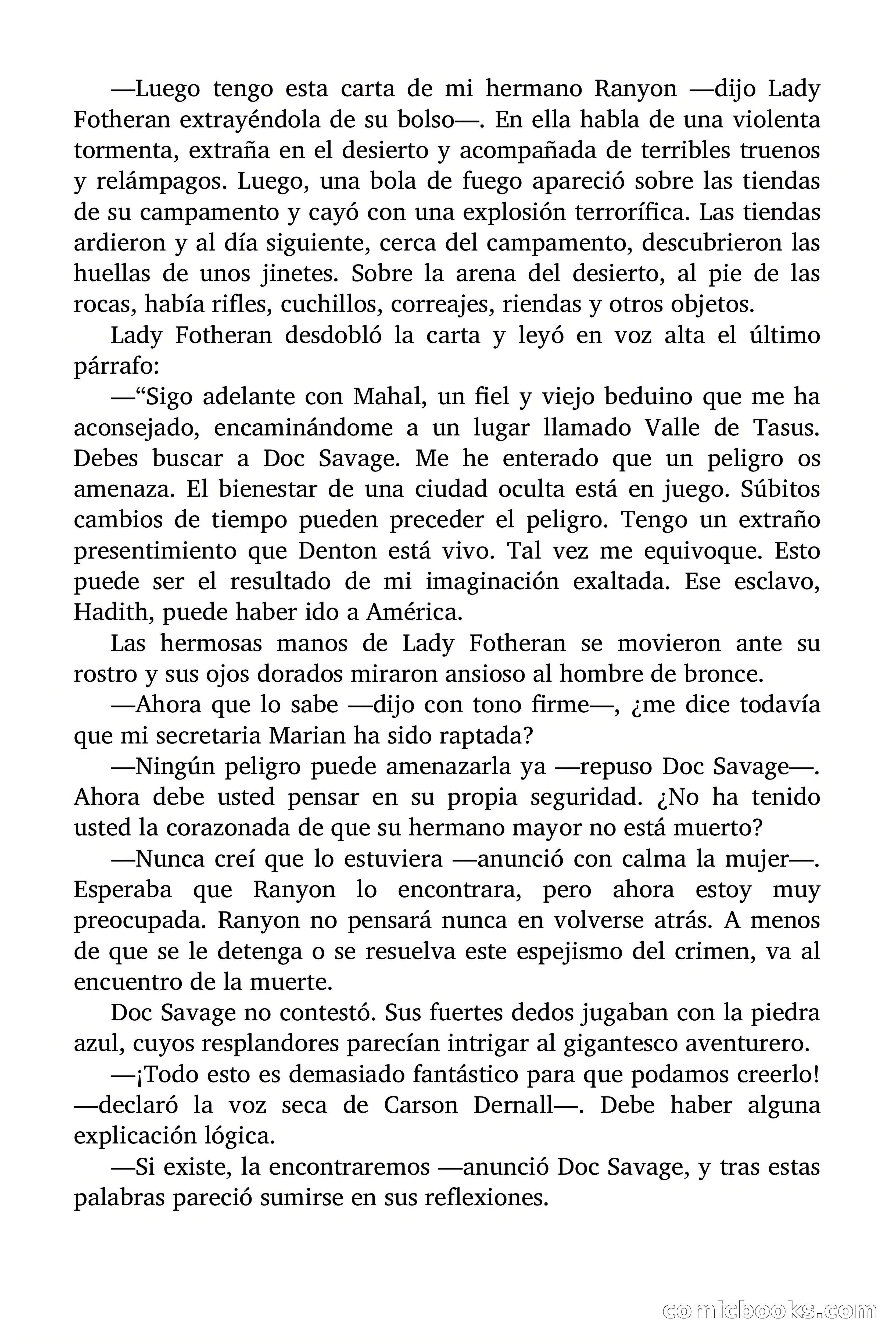 Doc Savage: El espejismo del crimen — page 38 of 167