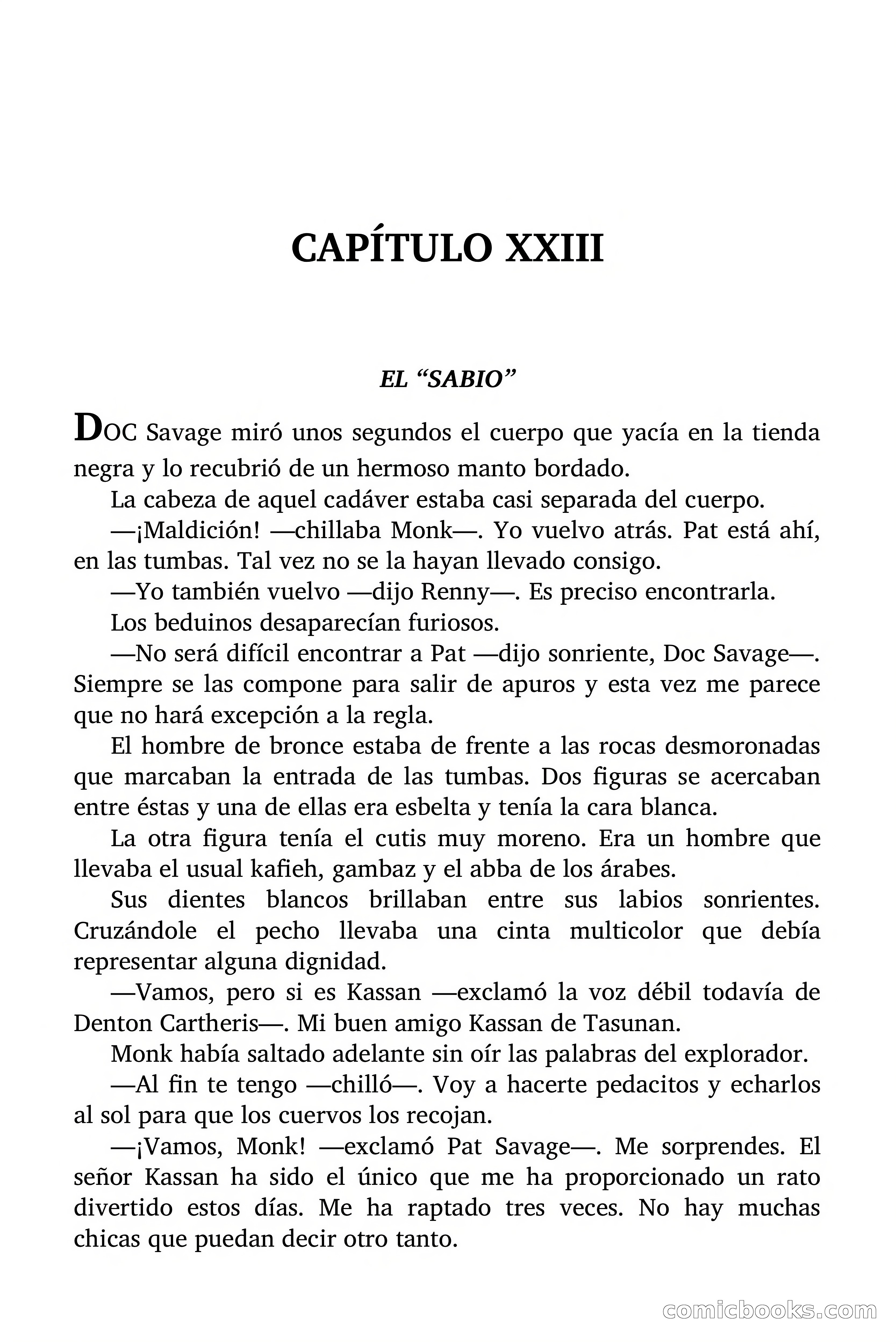 Doc Savage: El espejismo del crimen — page 163 of 167