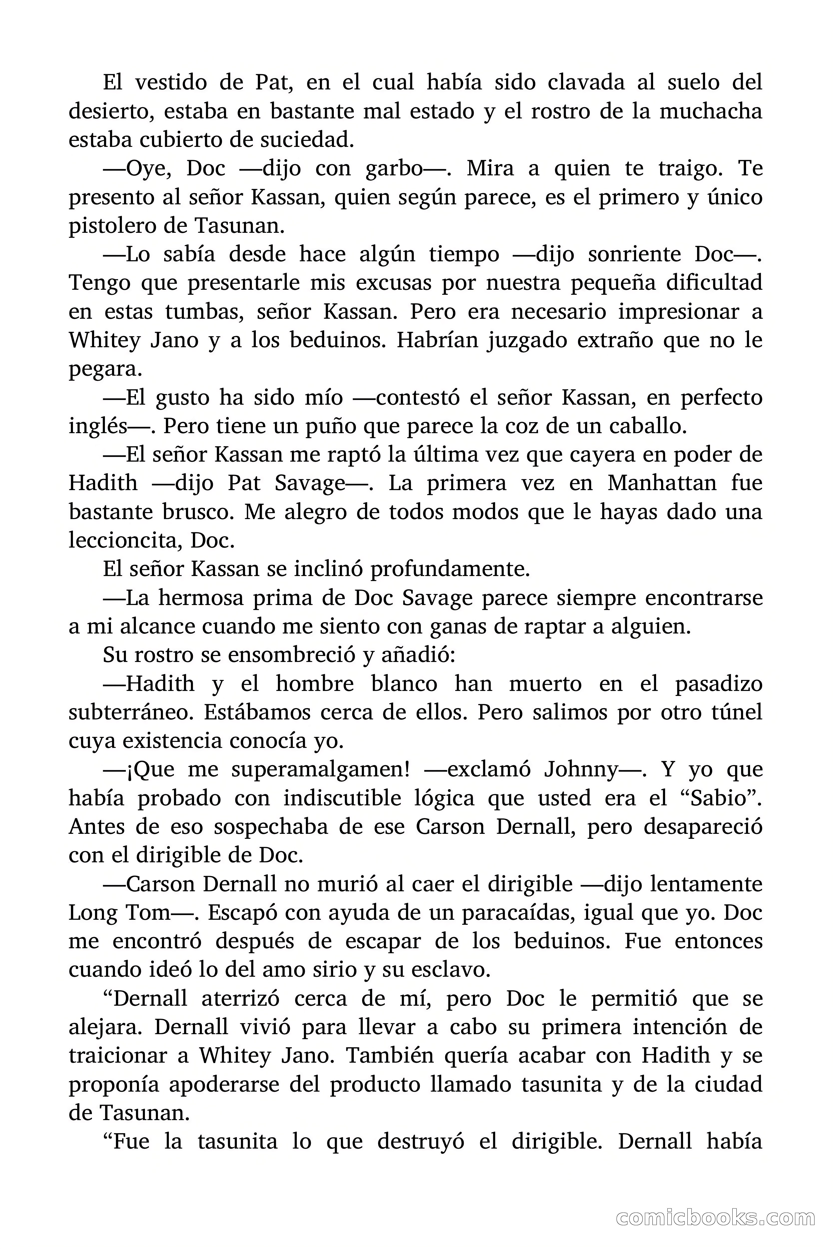 Doc Savage: El espejismo del crimen — page 164 of 167