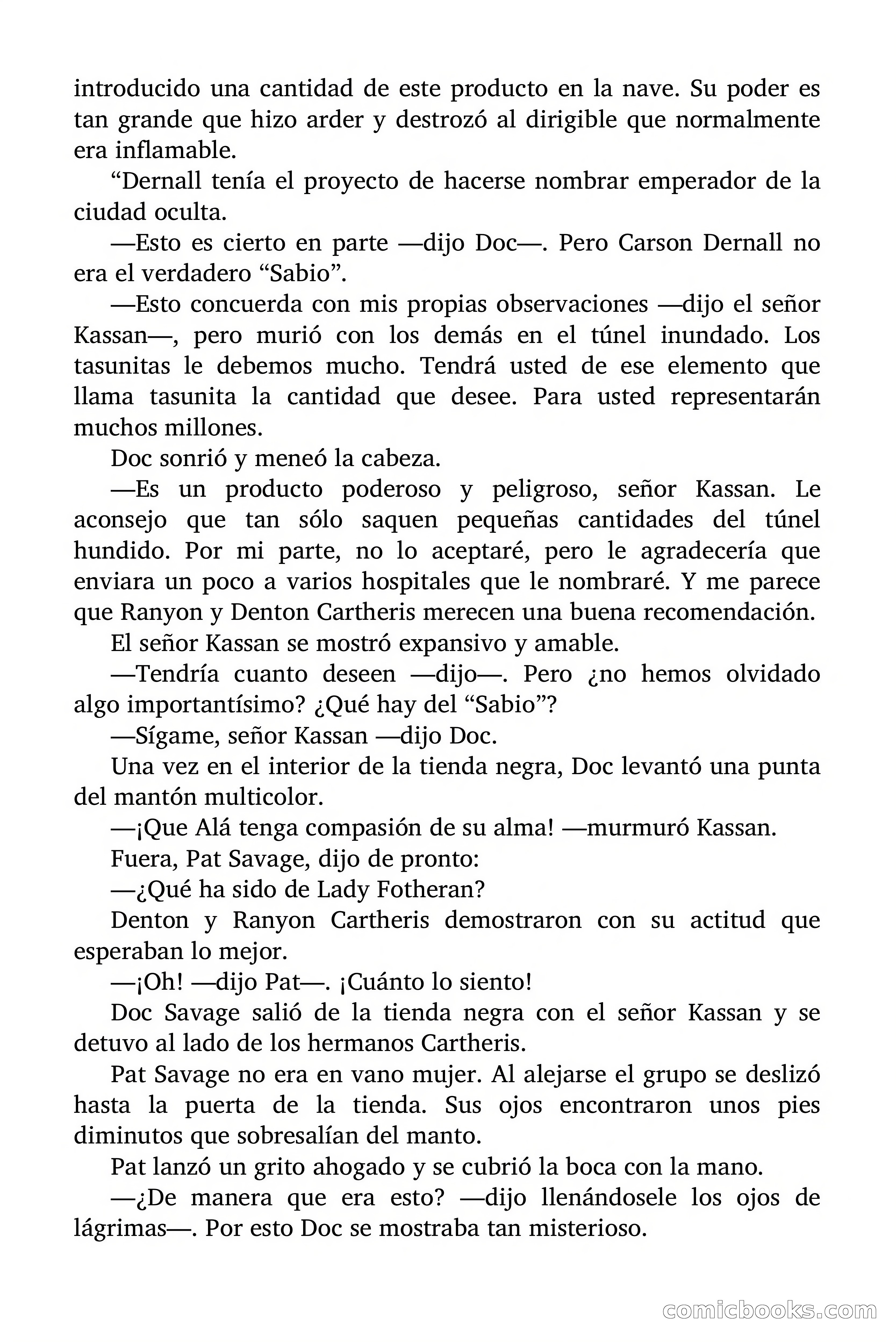 Doc Savage: El espejismo del crimen — page 165 of 167