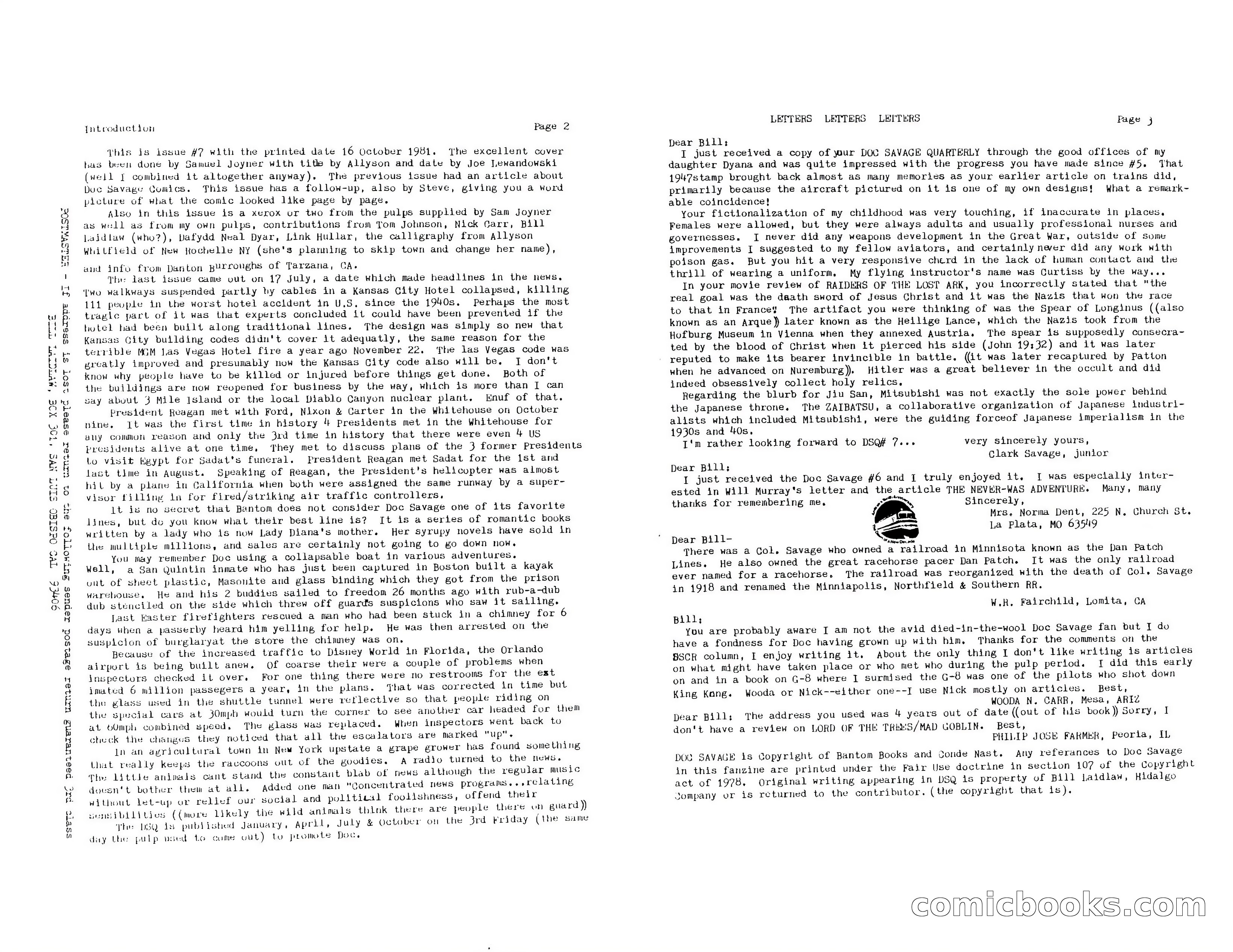 Doc Savage Quarterly — page 3 of 23