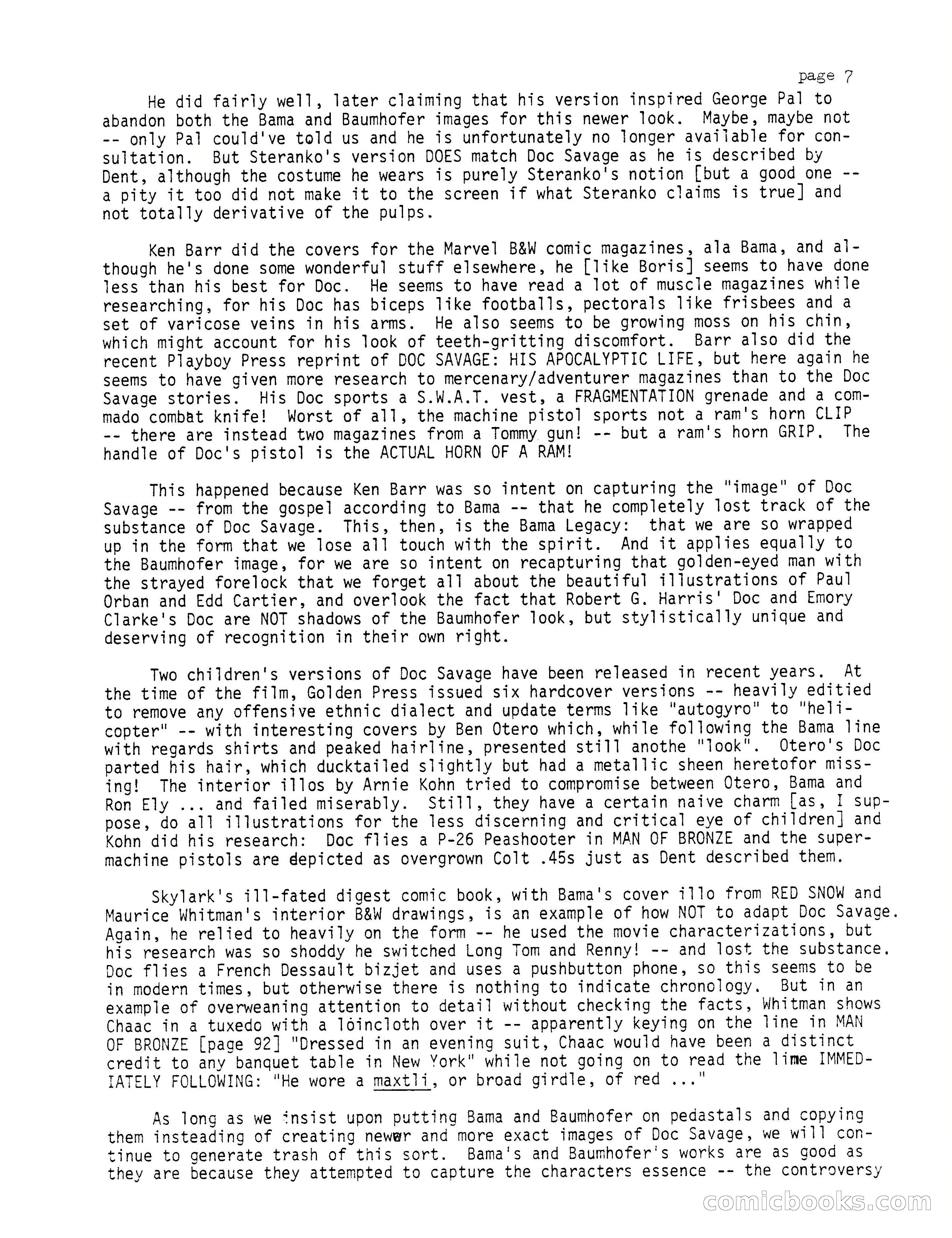 Doc Savage Quarterly — page 6 of 23