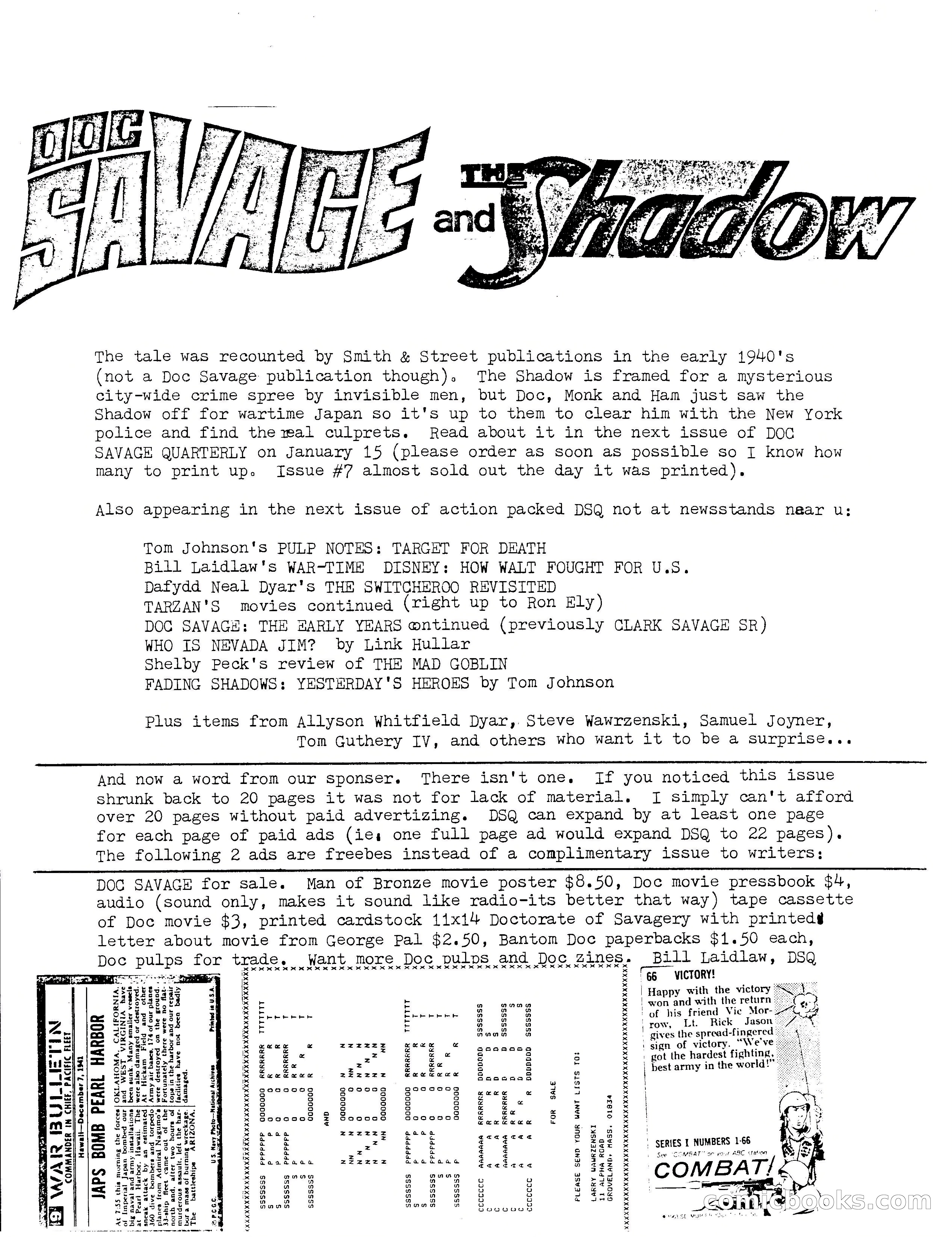 Doc Savage Quarterly — page 20 of 23
