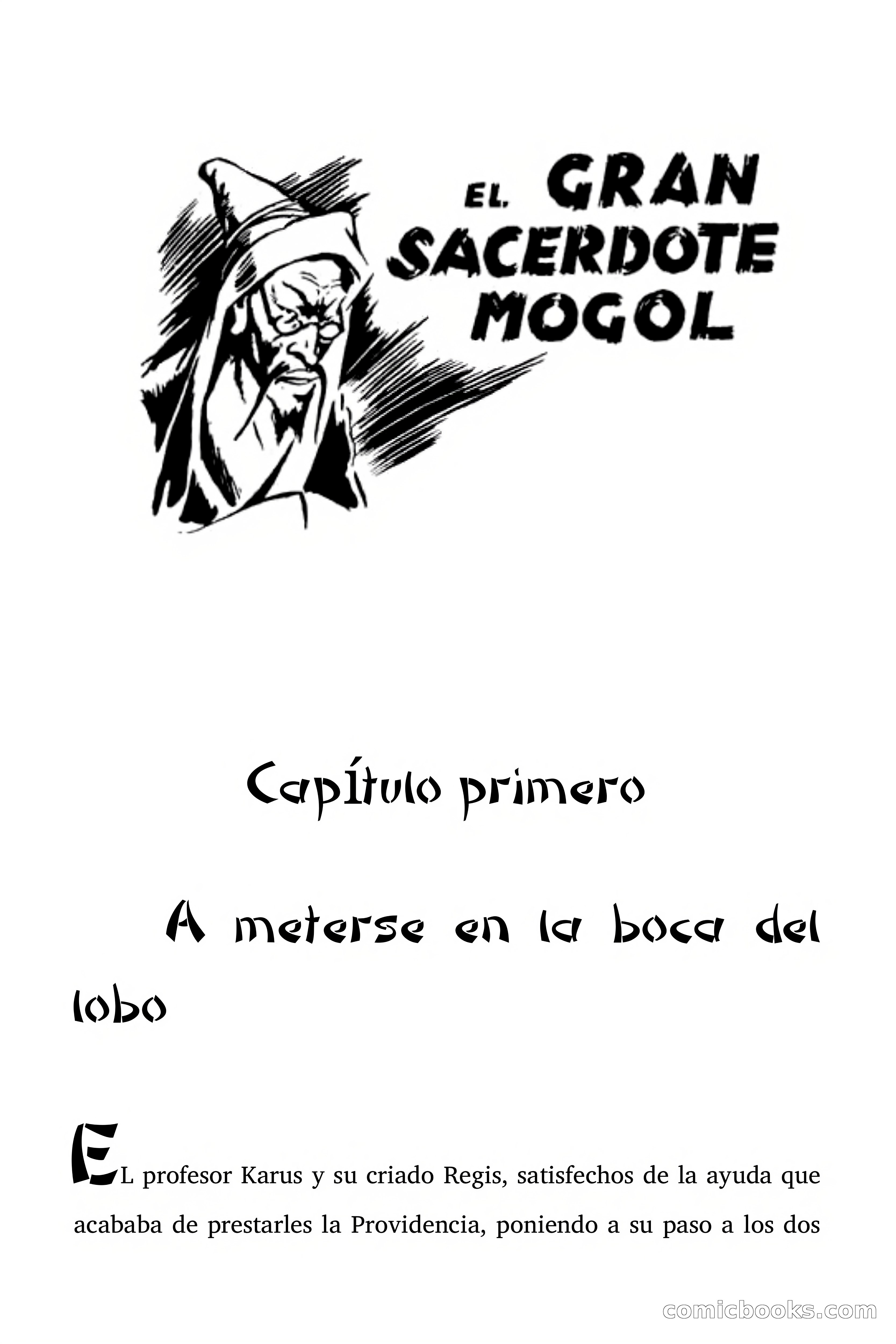 El Dragón de Fuego, Episodio 8: El Gran Sacerdote Mogol — page 3 of 55