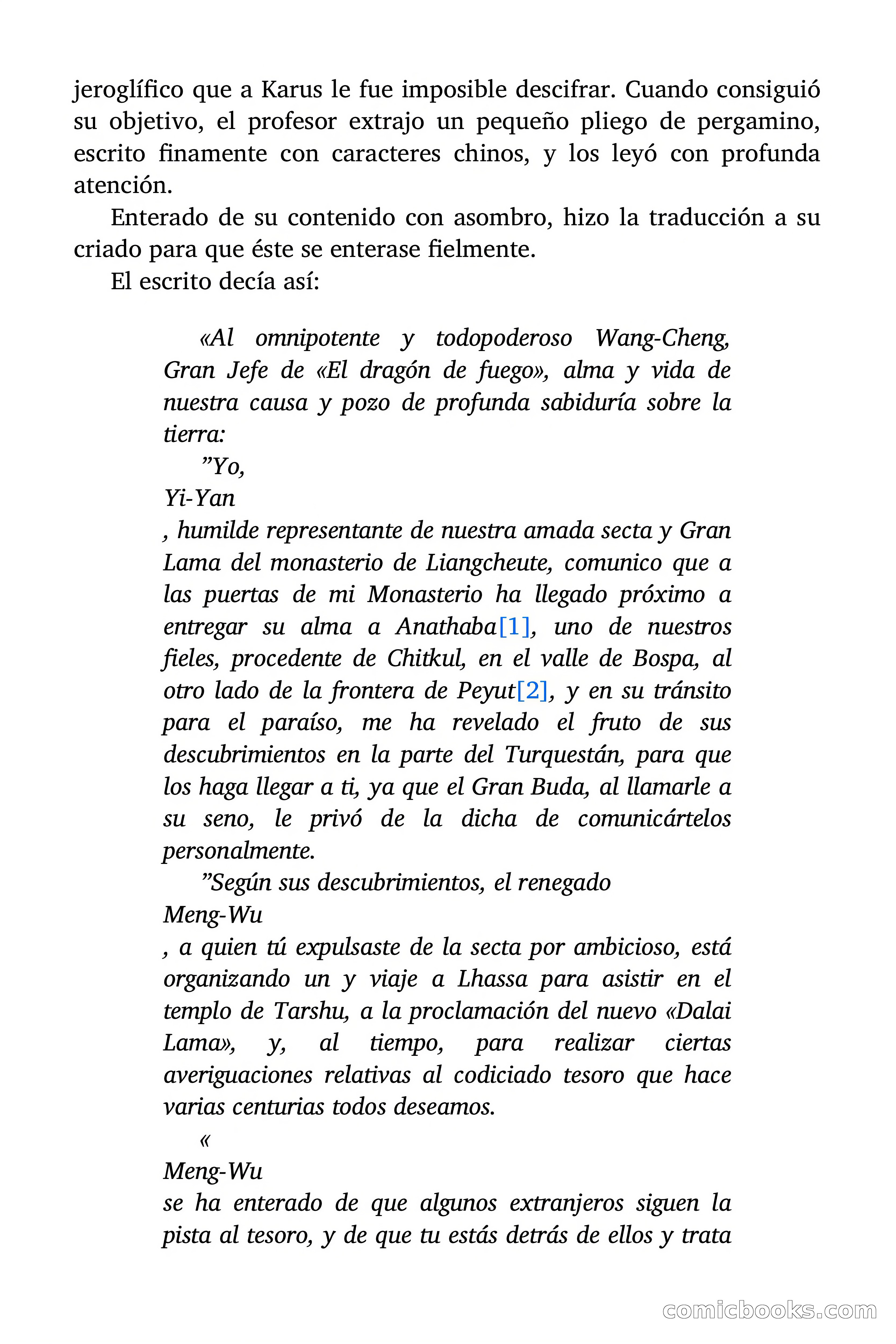 El Dragón de Fuego, Episodio 8: El Gran Sacerdote Mogol — page 5 of 55