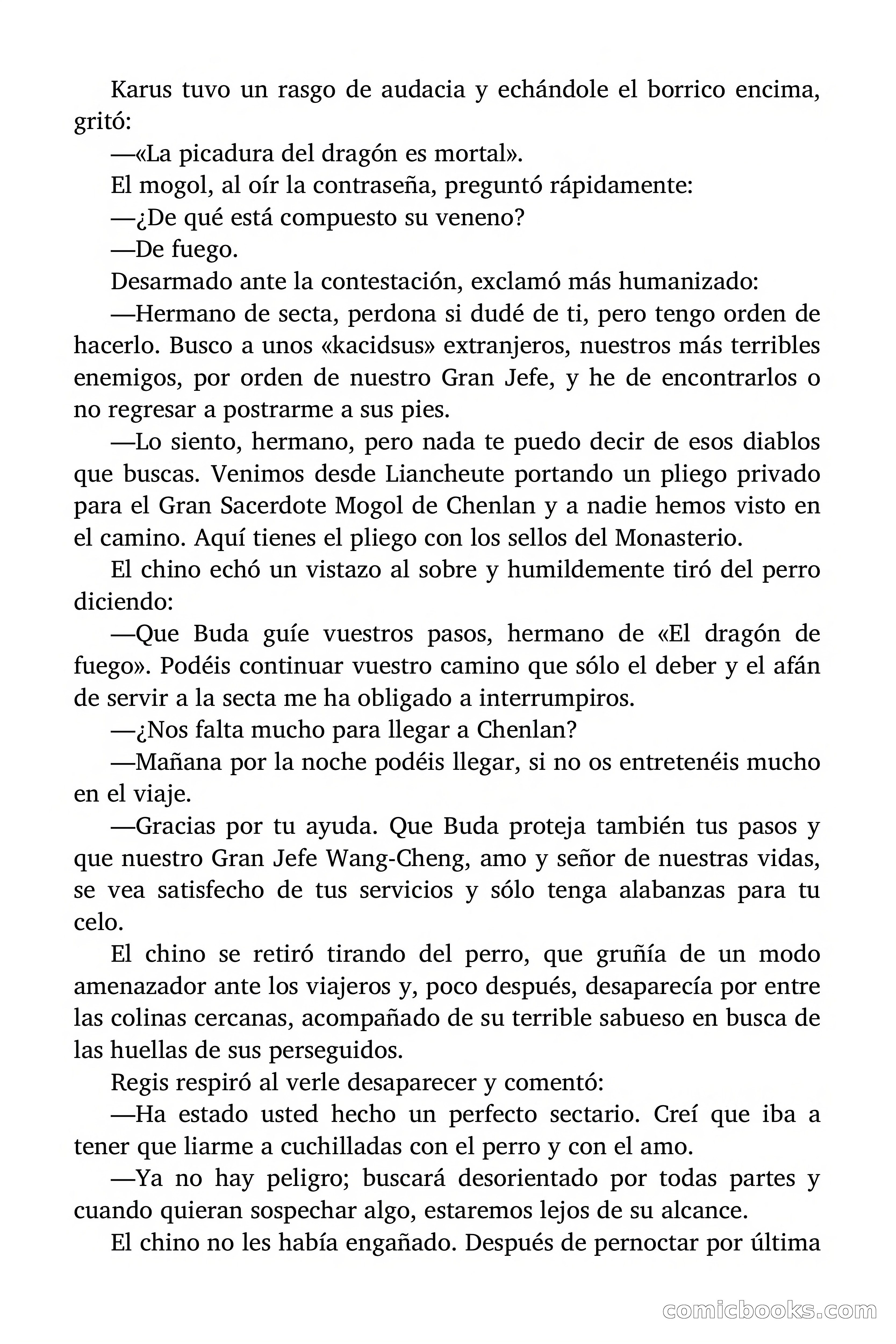 El Dragón de Fuego, Episodio 8: El Gran Sacerdote Mogol — page 23 of 55