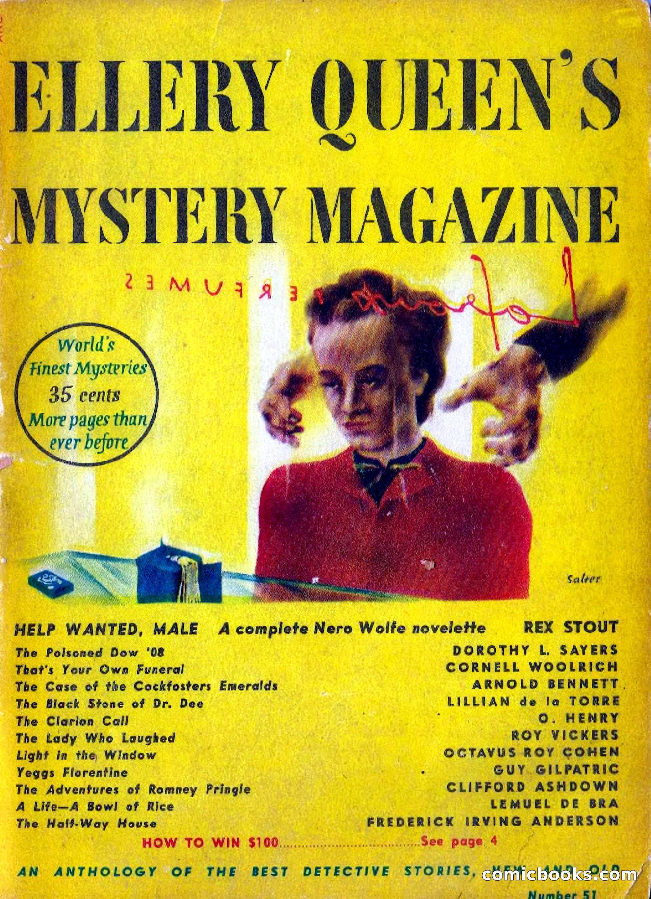 Ellery Queen's Mystery Magazine, February 1948 — page 1 of 148