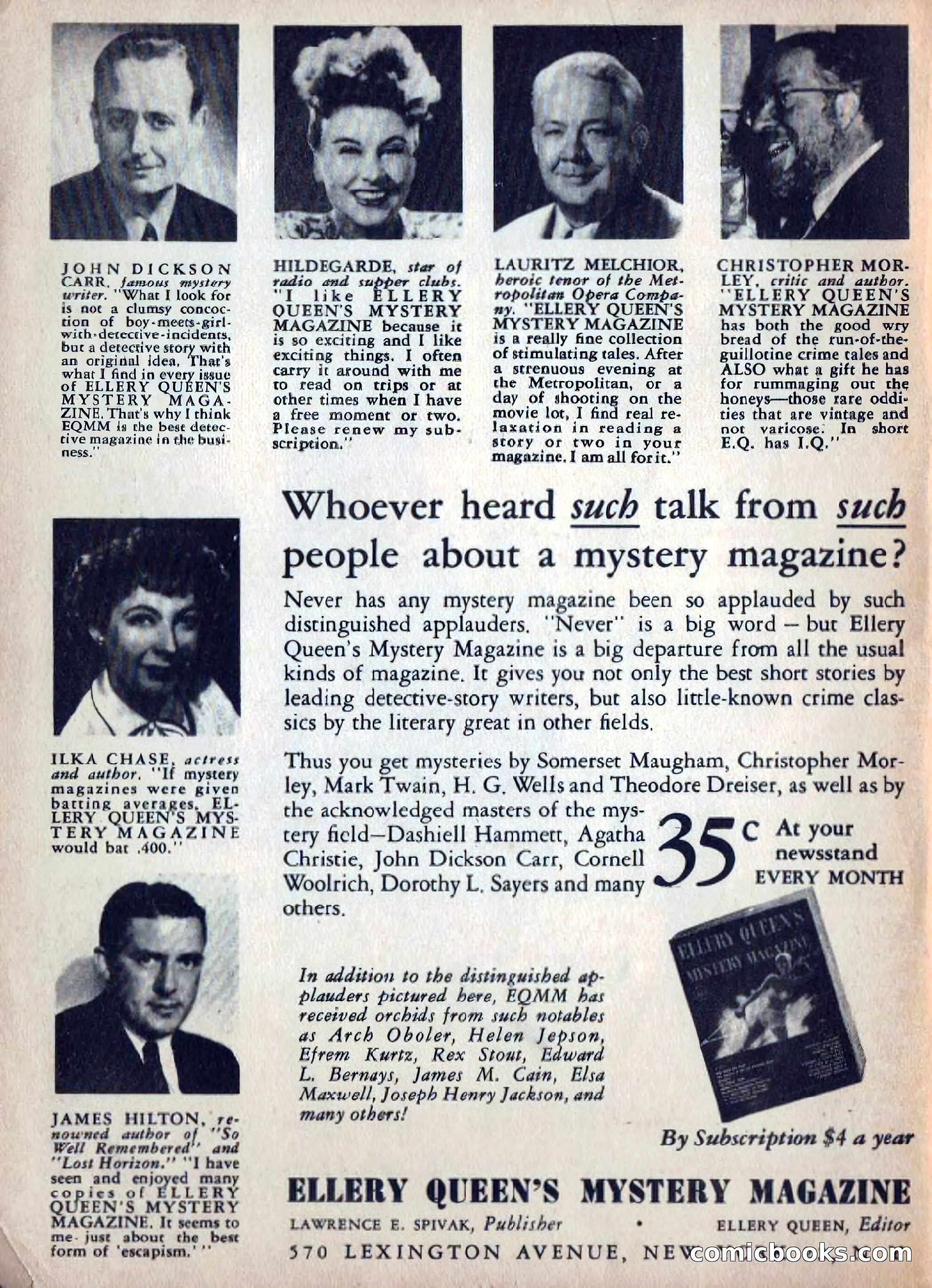 Ellery Queen's Mystery Magazine, February 1948 — page 2 of 148