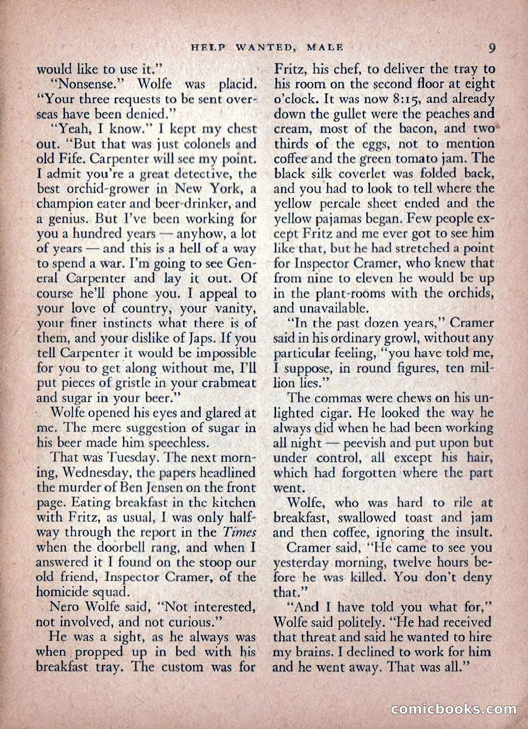 Ellery Queen's Mystery Magazine, February 1948 — page 11 of 148