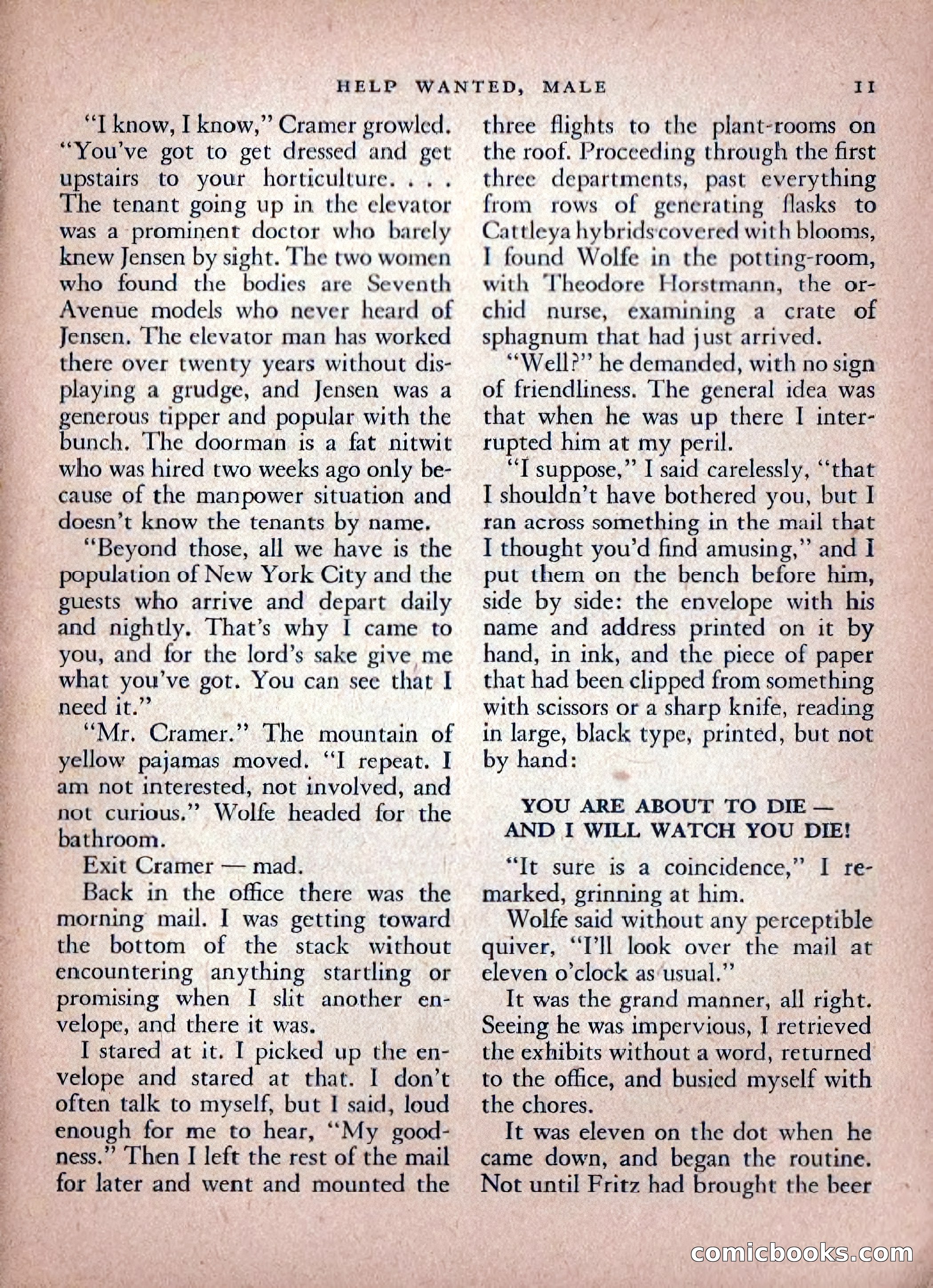 Ellery Queen's Mystery Magazine, February 1948 — page 13 of 148