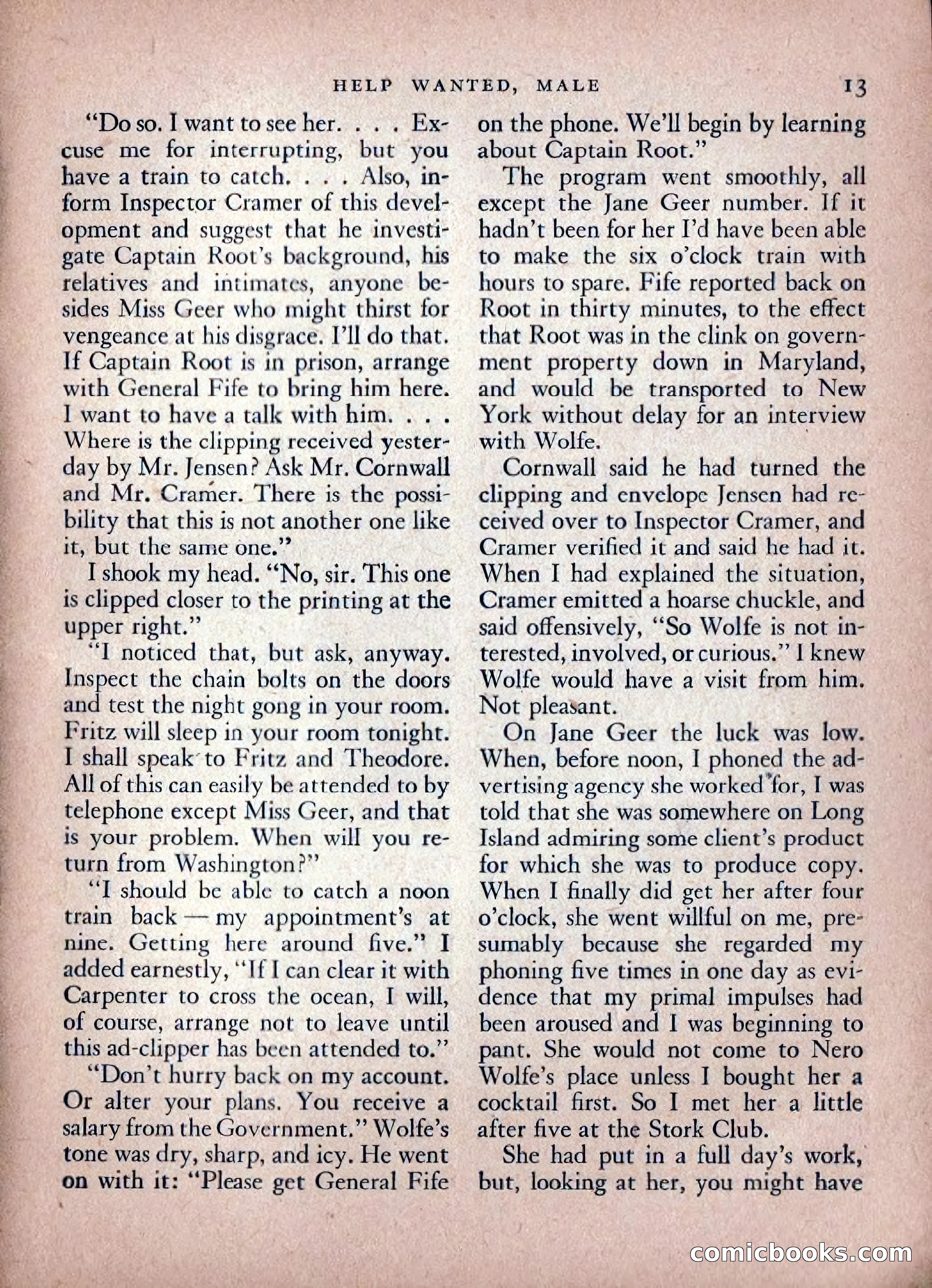 Ellery Queen's Mystery Magazine, February 1948 — page 15 of 148