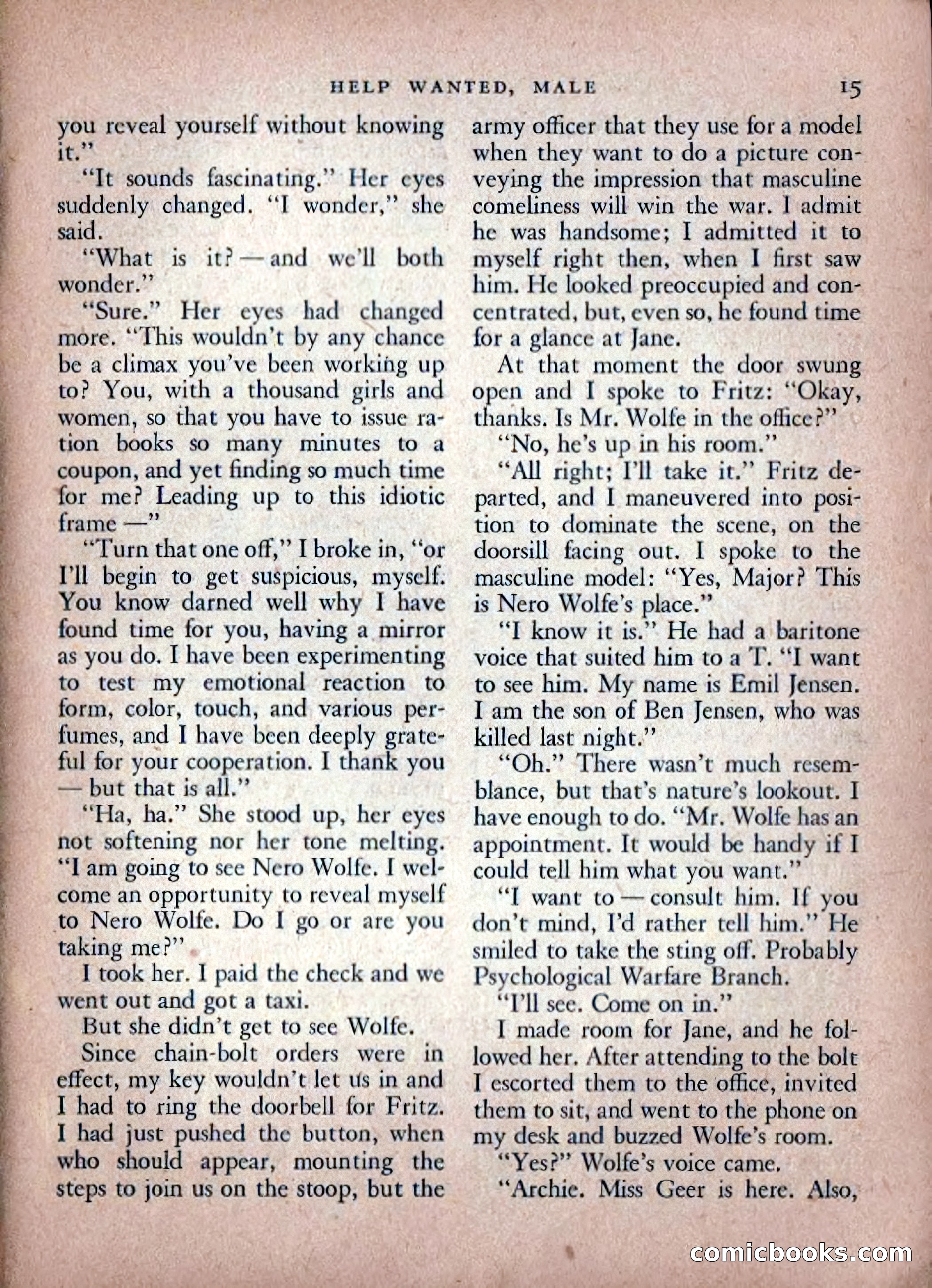 Ellery Queen's Mystery Magazine, February 1948 — page 17 of 148
