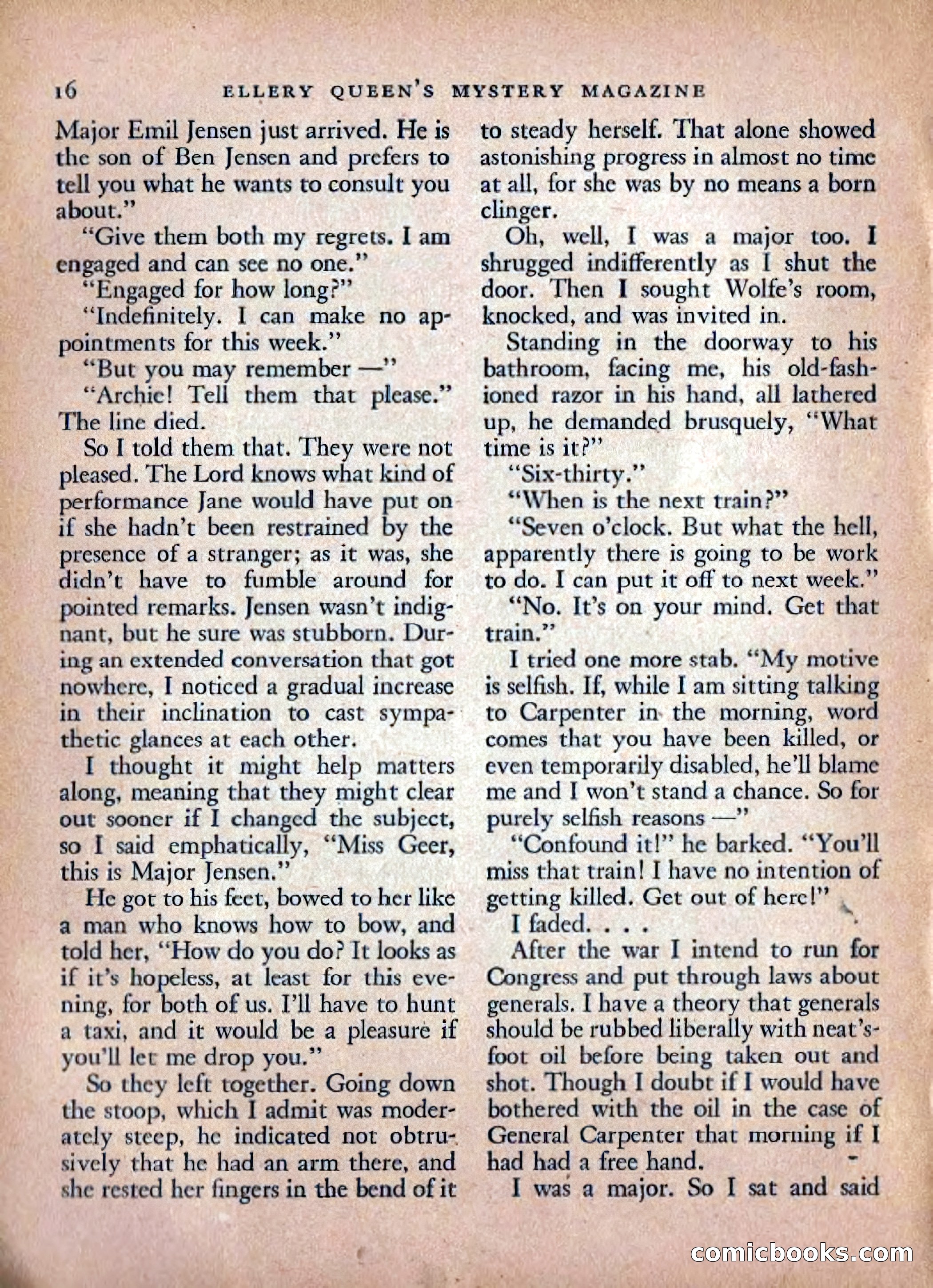 Ellery Queen's Mystery Magazine, February 1948 — page 18 of 148