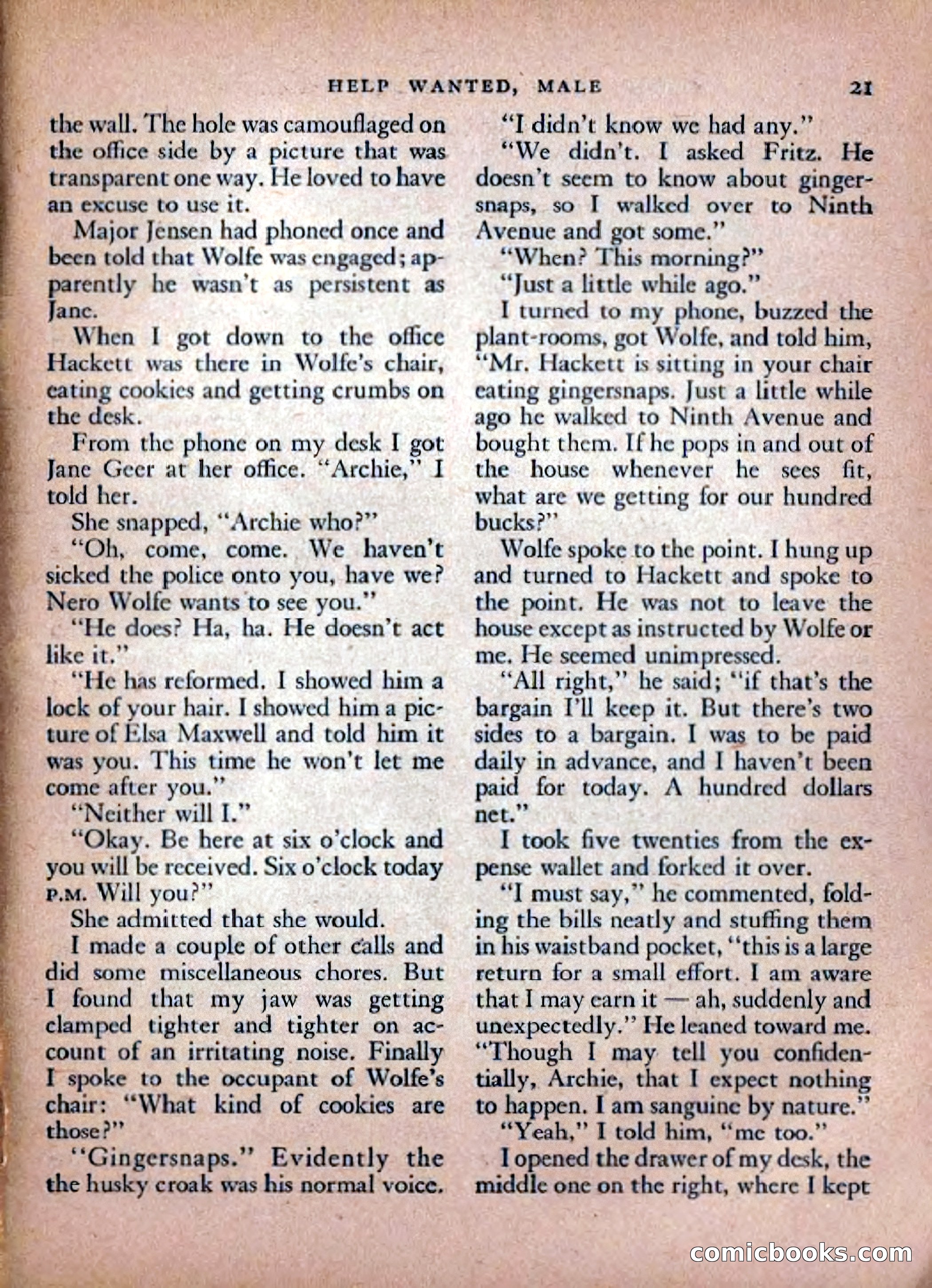 Ellery Queen's Mystery Magazine, February 1948 — page 23 of 148