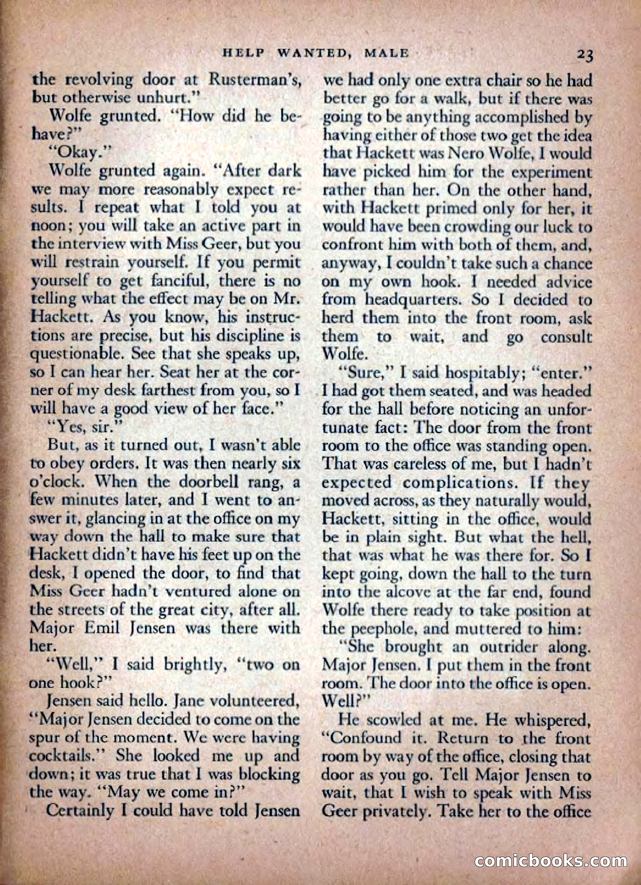 Ellery Queen's Mystery Magazine, February 1948 — page 25 of 148