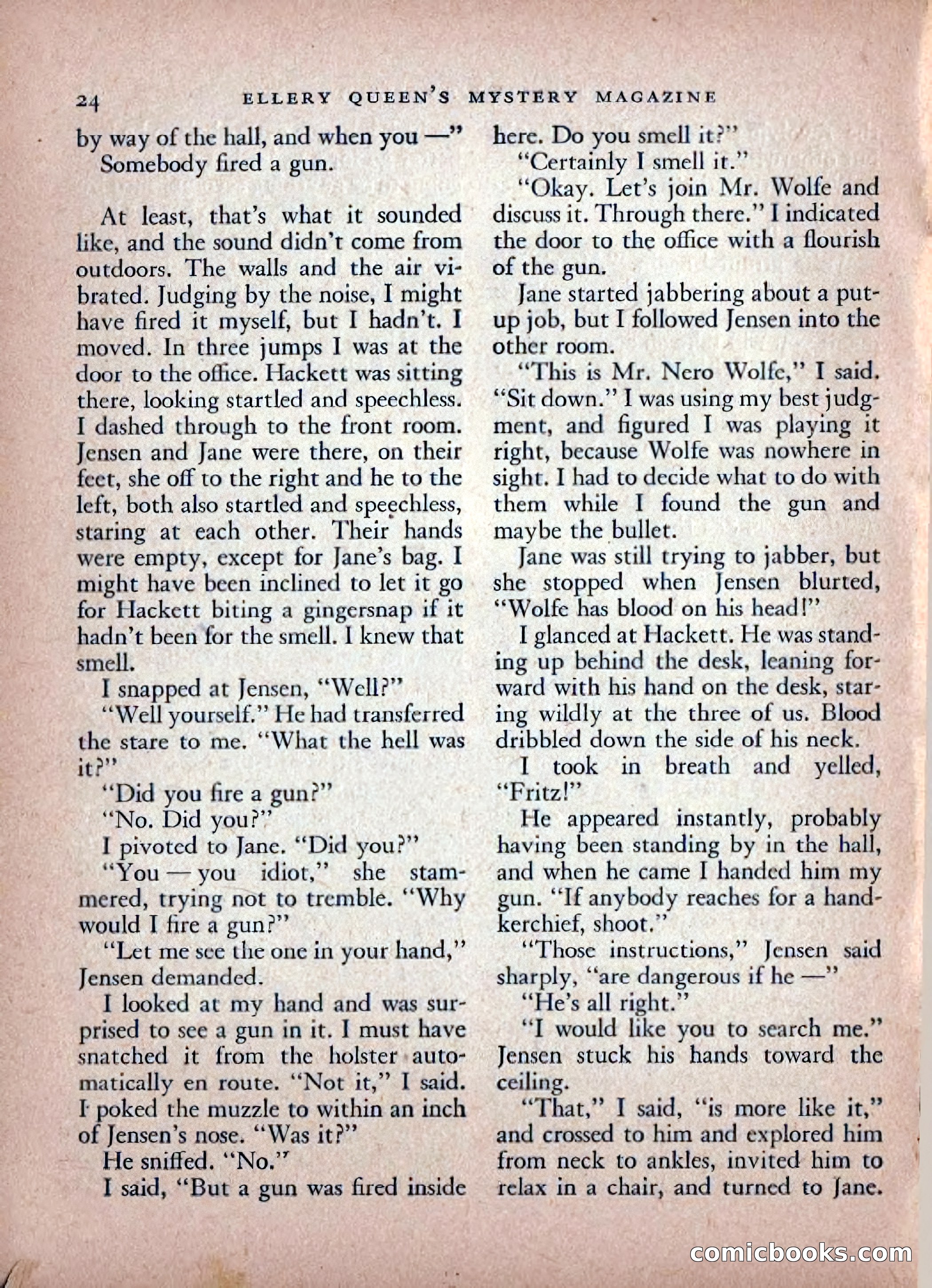 Ellery Queen's Mystery Magazine, February 1948 — page 26 of 148