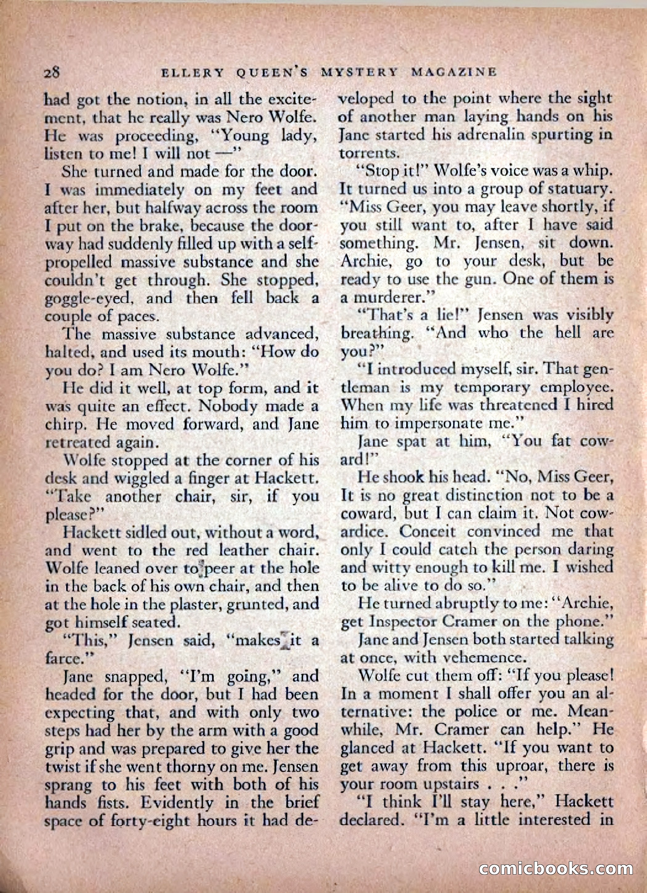 Ellery Queen's Mystery Magazine, February 1948 — page 30 of 148