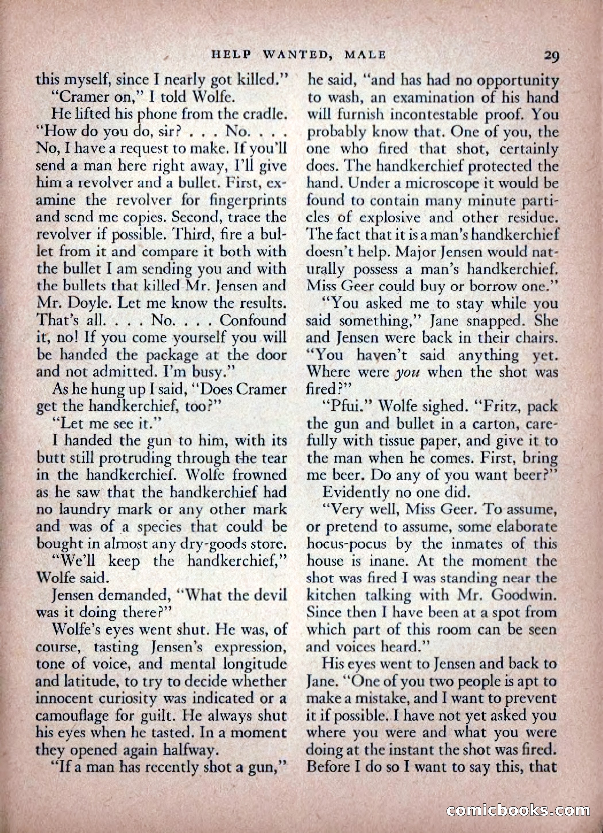 Ellery Queen's Mystery Magazine, February 1948 — page 31 of 148