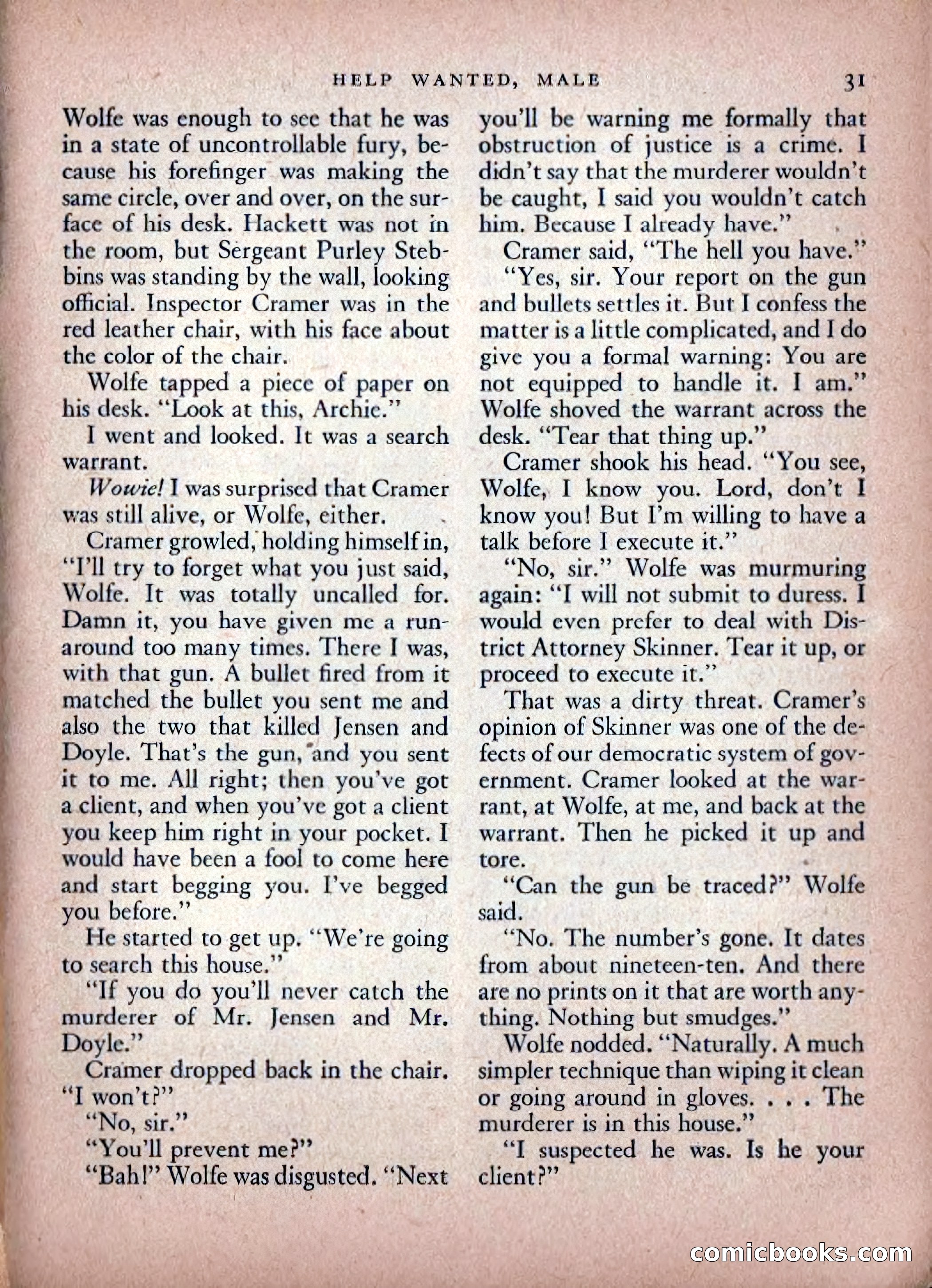Ellery Queen's Mystery Magazine, February 1948 — page 33 of 148
