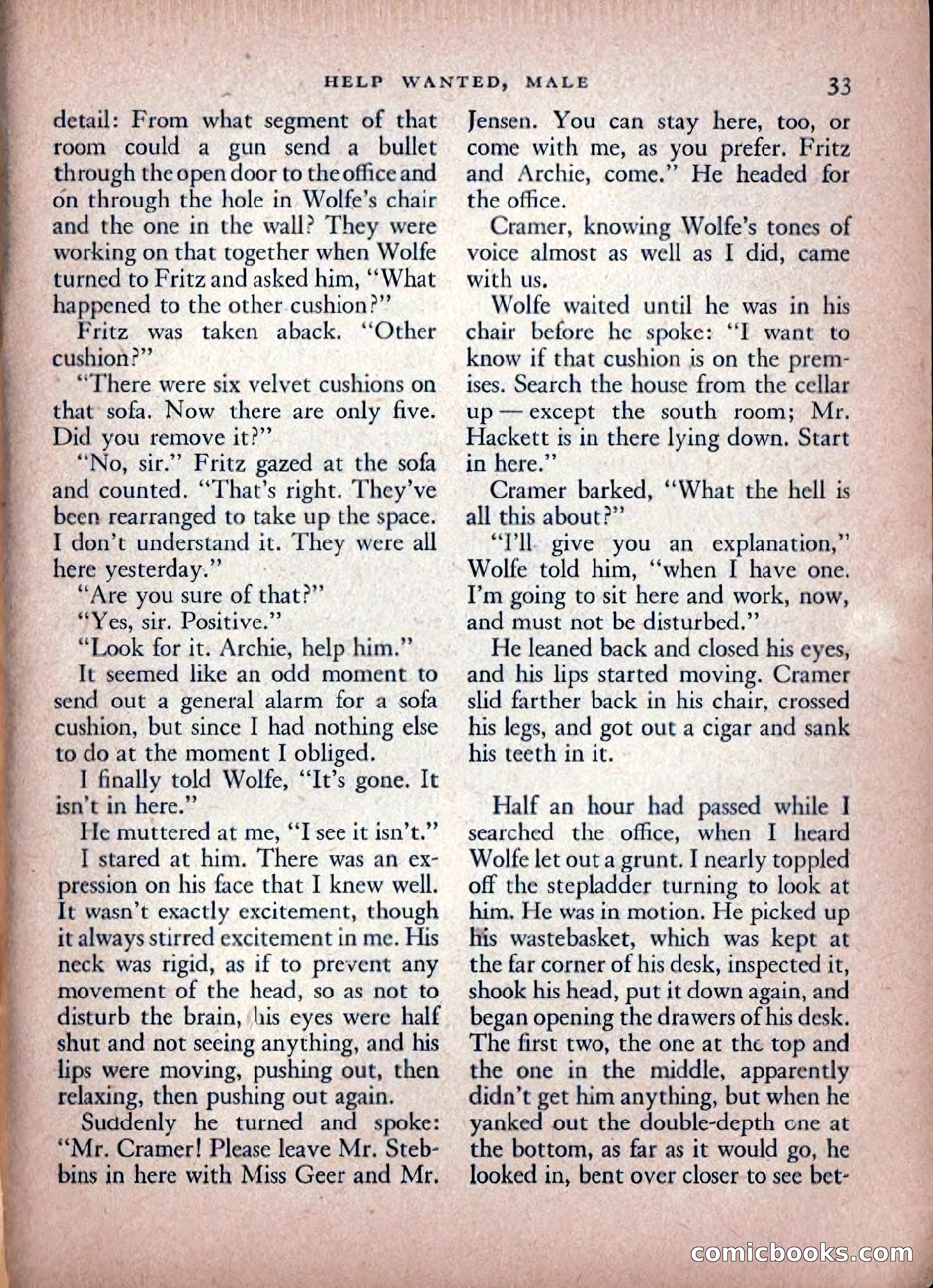 Ellery Queen's Mystery Magazine, February 1948 — page 35 of 148