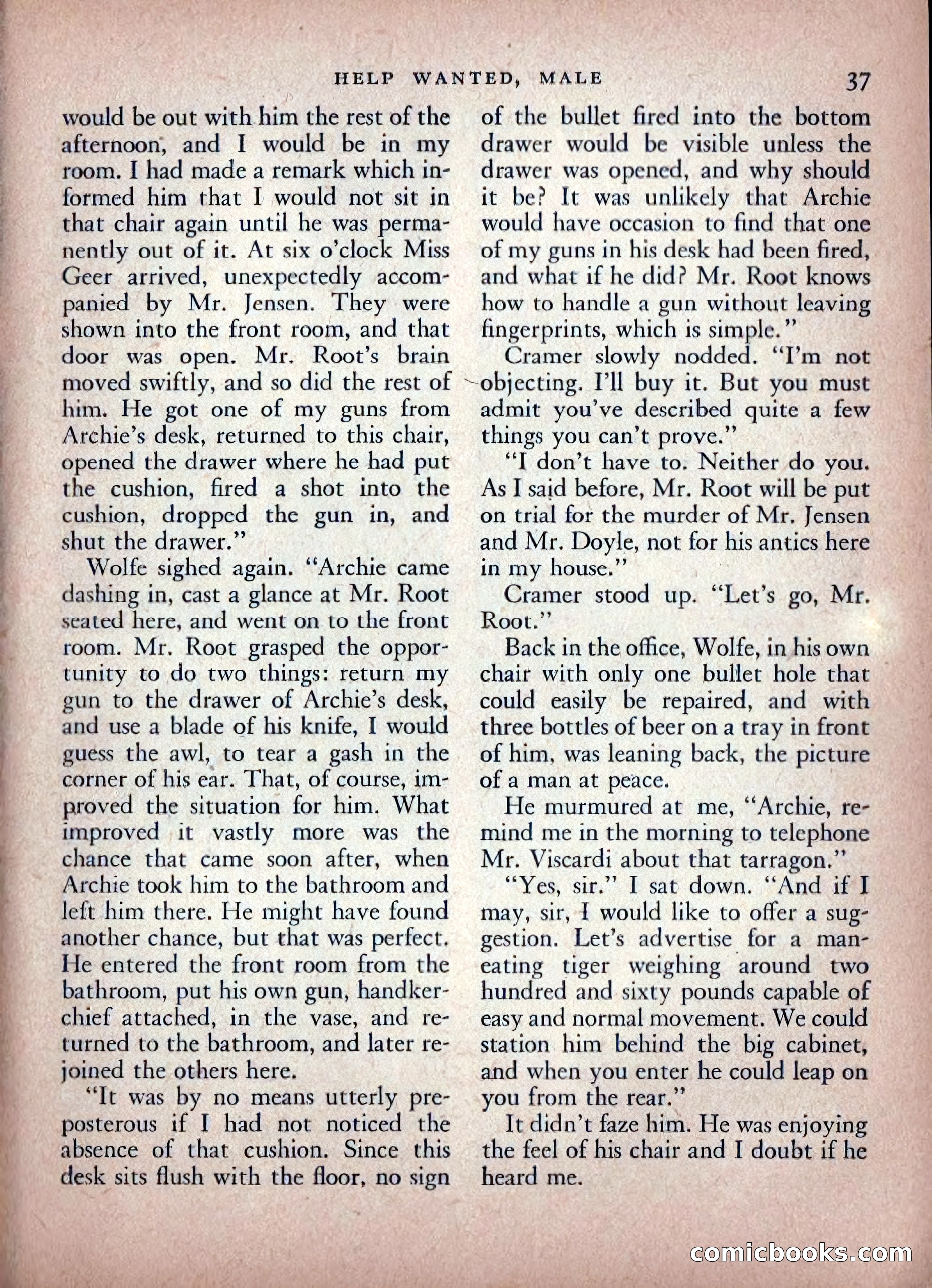 Ellery Queen's Mystery Magazine, February 1948 — page 39 of 148