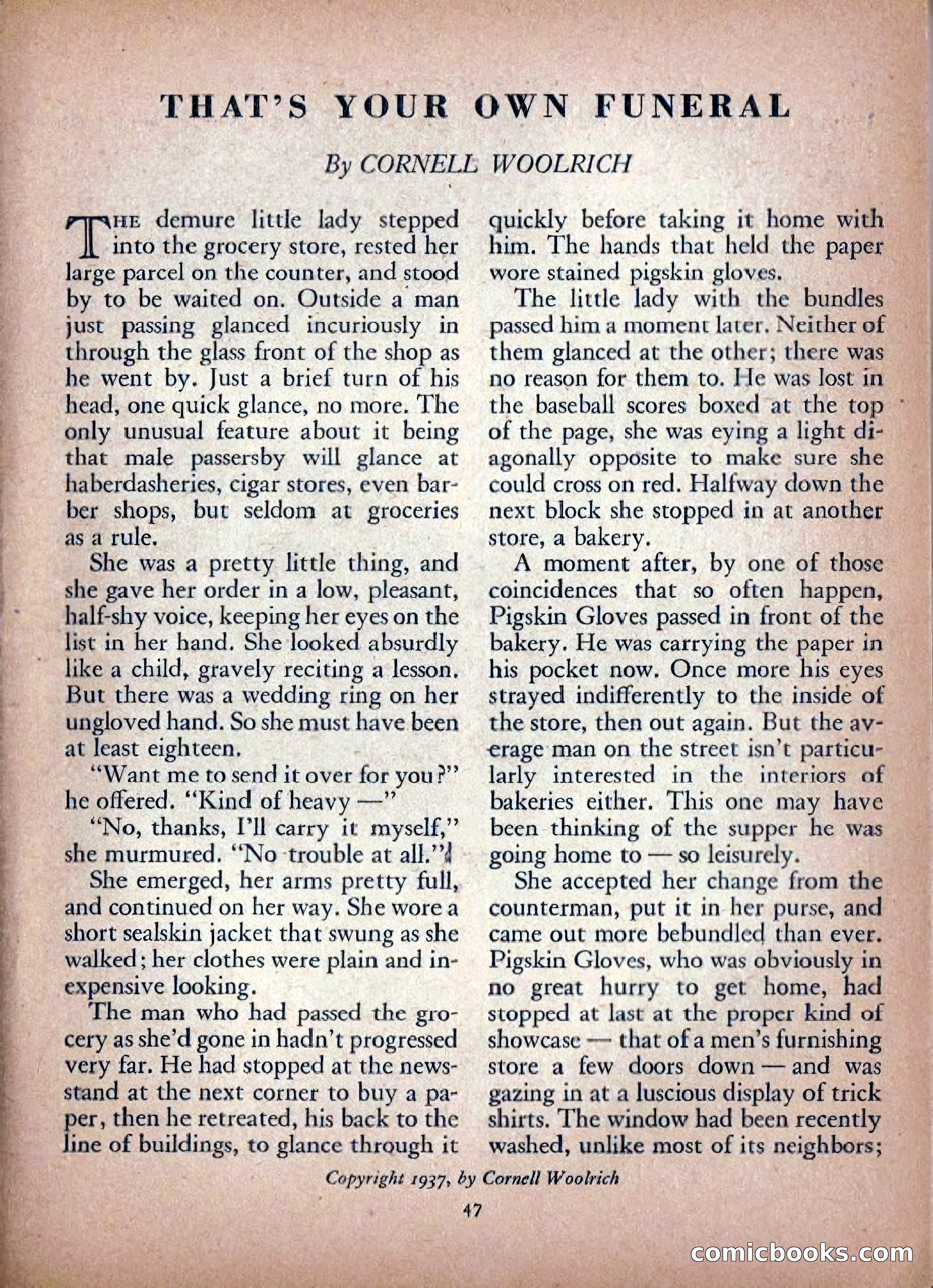 Ellery Queen's Mystery Magazine, February 1948 — page 49 of 148