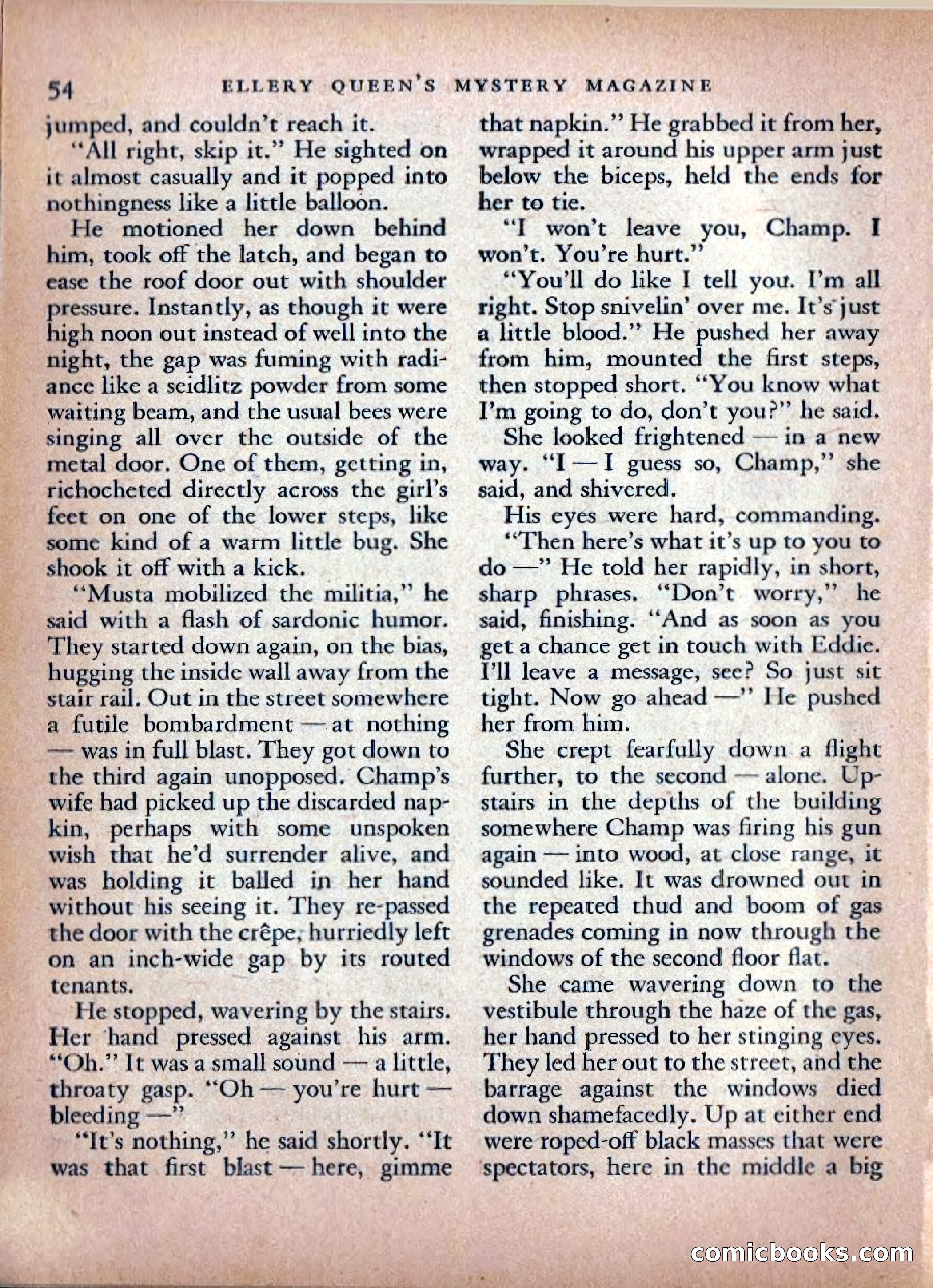 Ellery Queen's Mystery Magazine, February 1948 — page 56 of 148