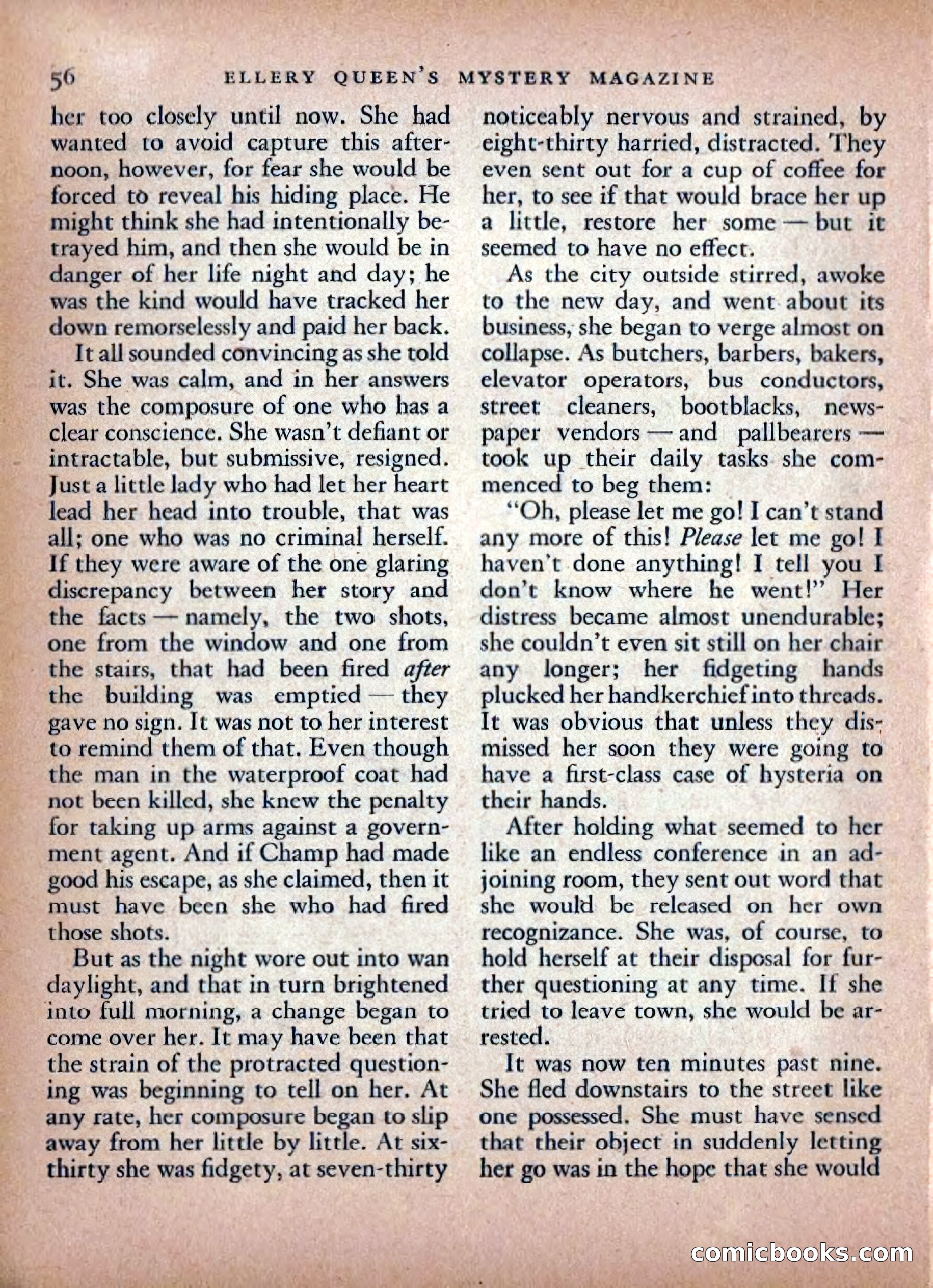 Ellery Queen's Mystery Magazine, February 1948 — page 58 of 148