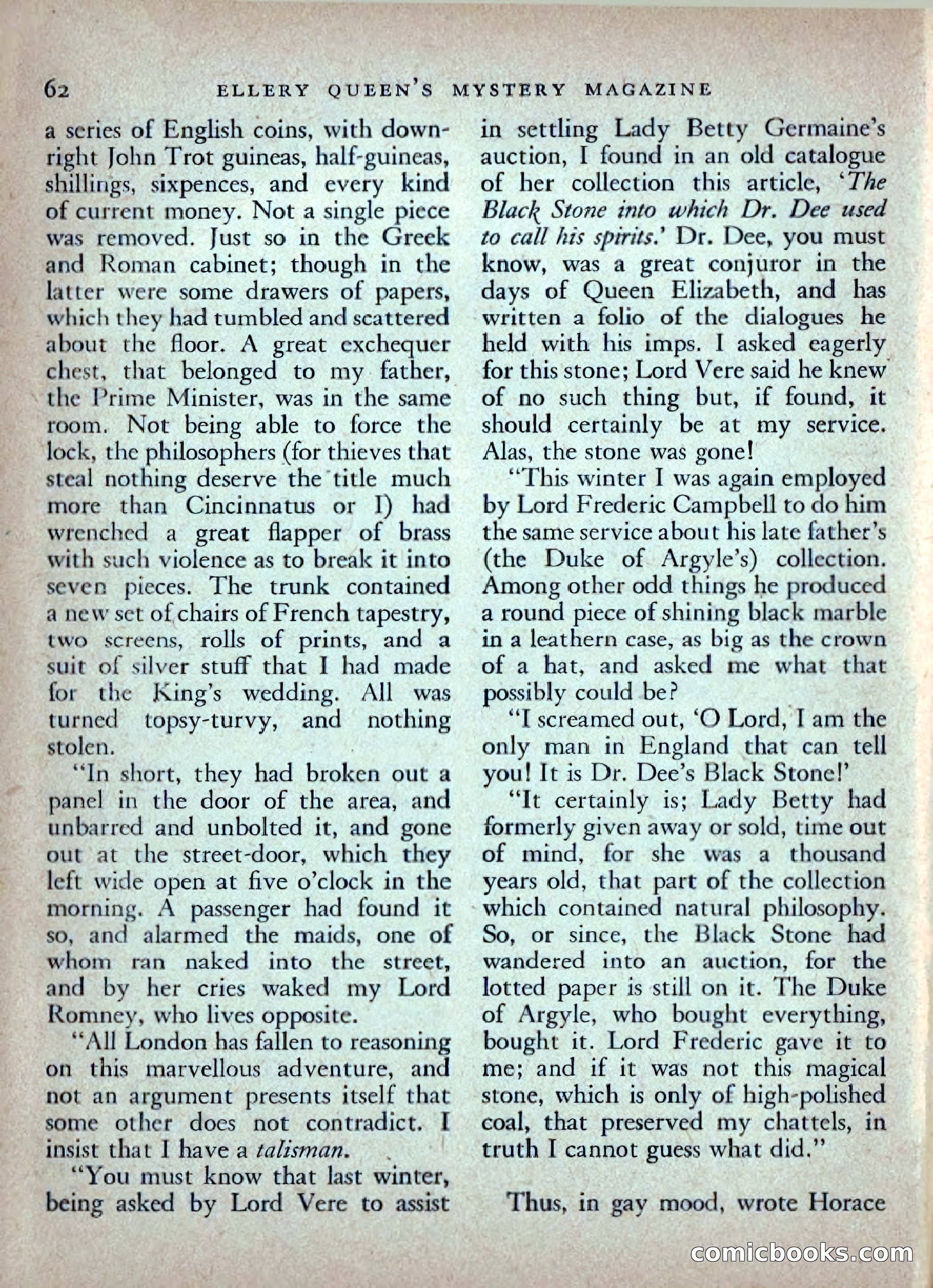 Ellery Queen's Mystery Magazine, February 1948 — page 64 of 148