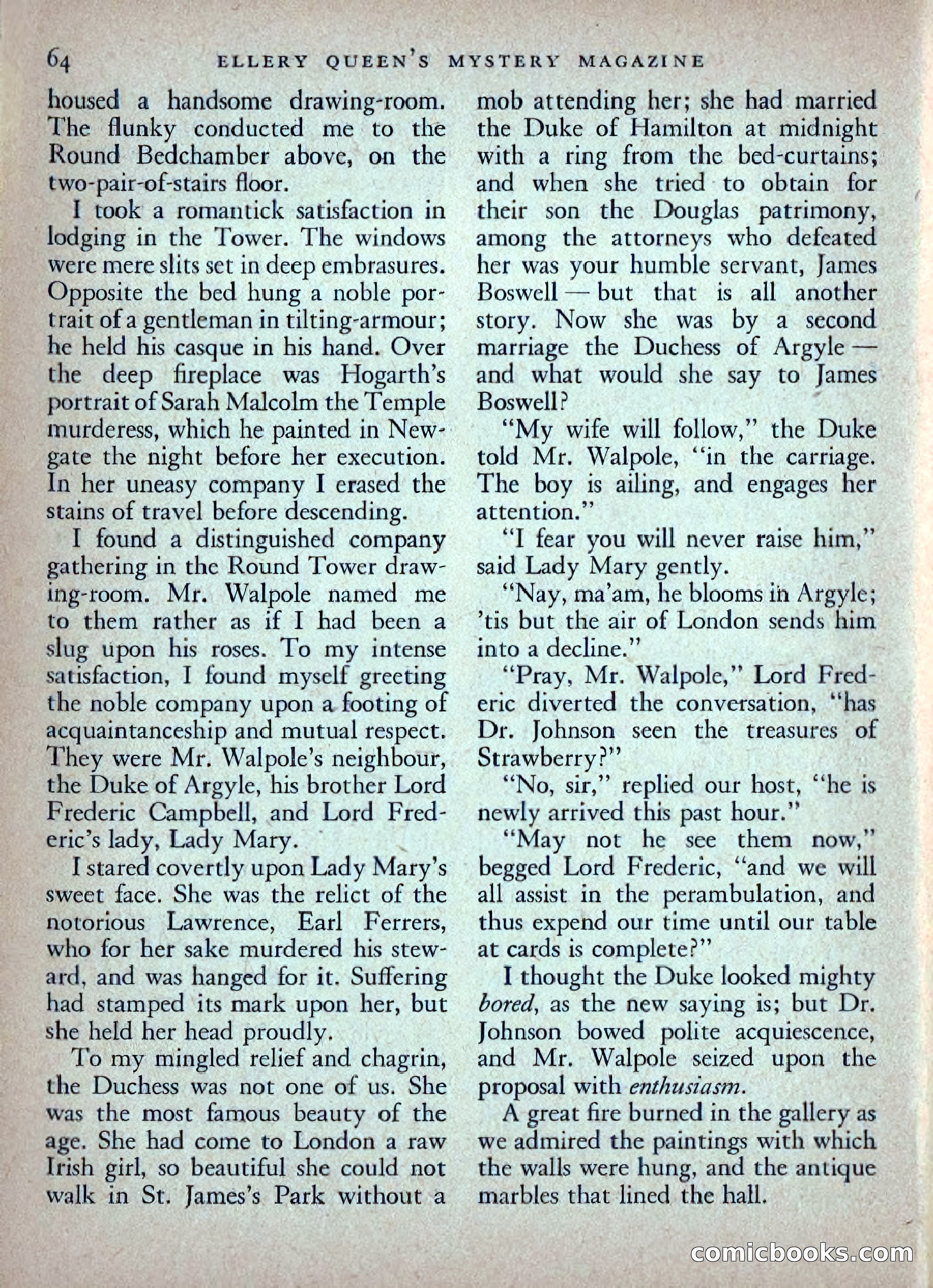 Ellery Queen's Mystery Magazine, February 1948 — page 66 of 148