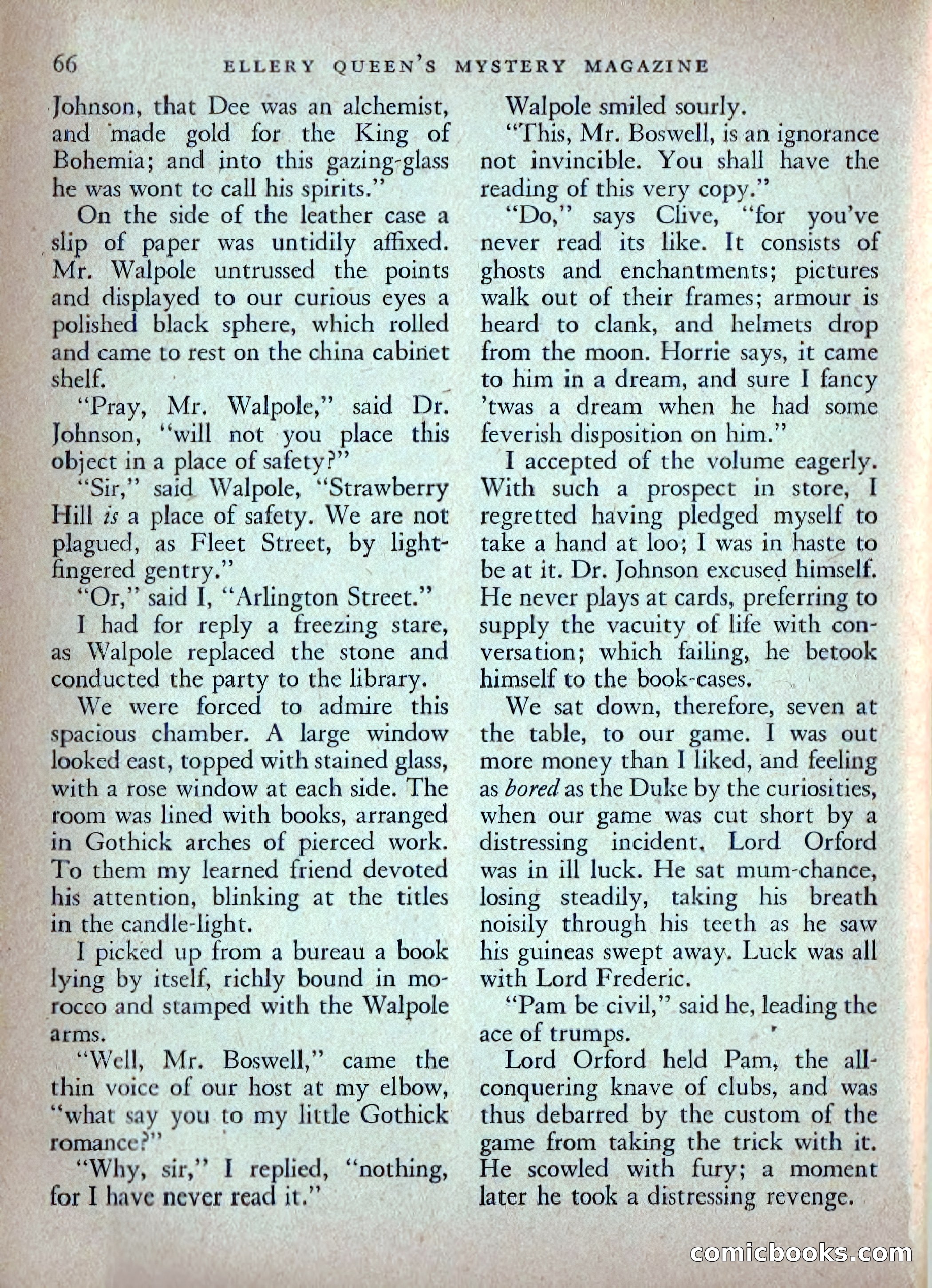 Ellery Queen's Mystery Magazine, February 1948 — page 68 of 148