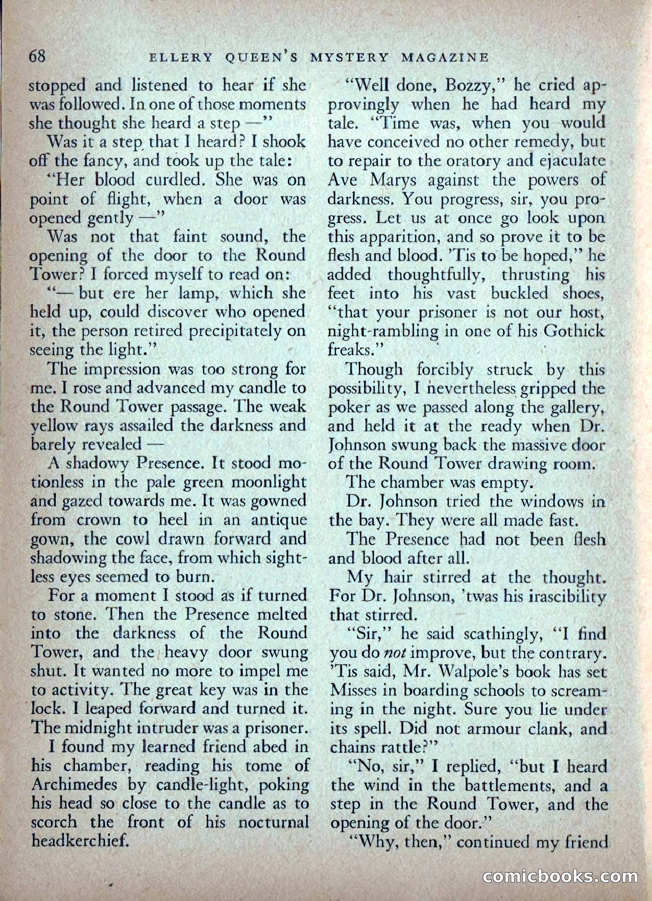 Ellery Queen's Mystery Magazine, February 1948 — page 70 of 148