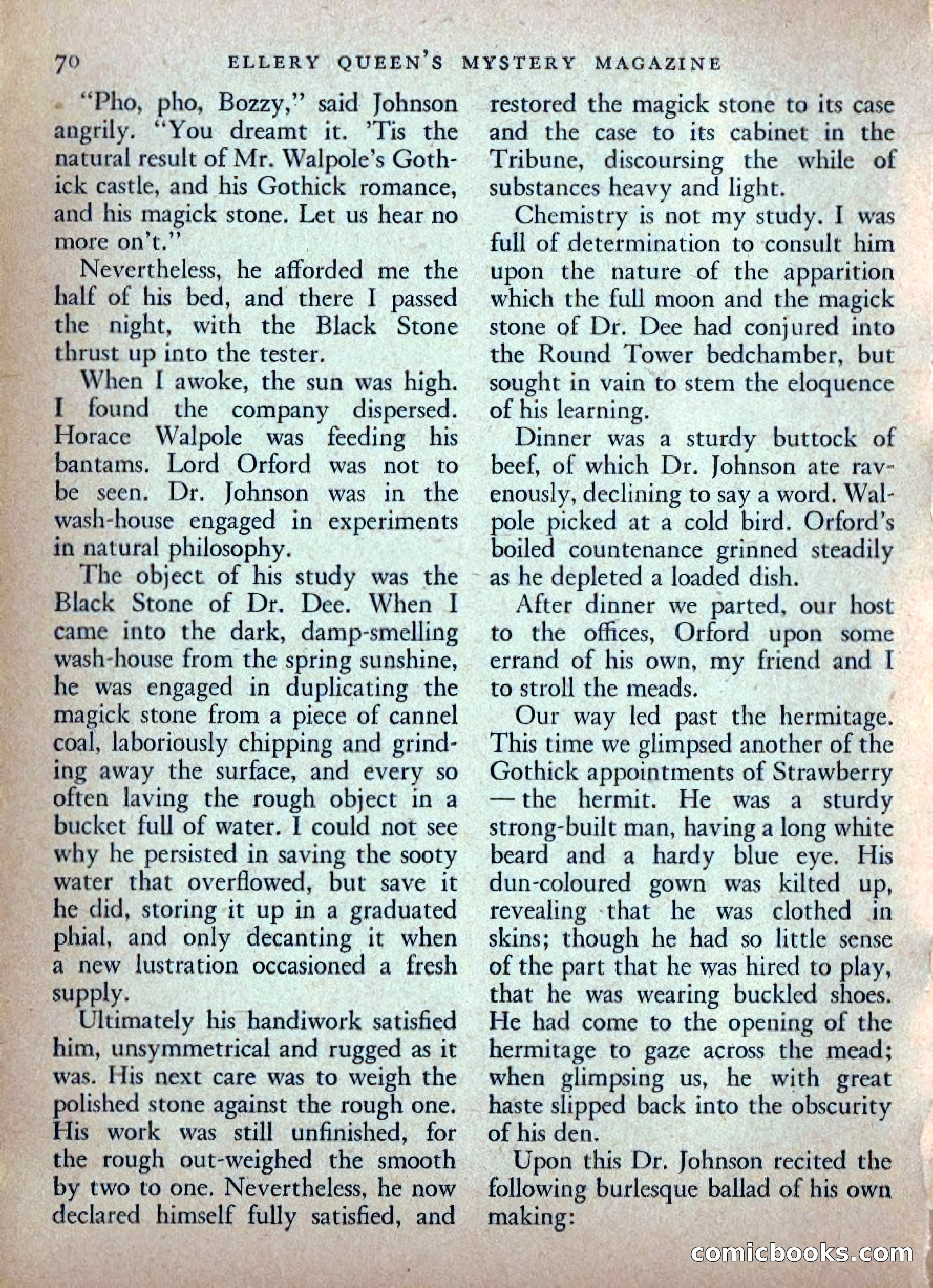 Ellery Queen's Mystery Magazine, February 1948 — page 72 of 148
