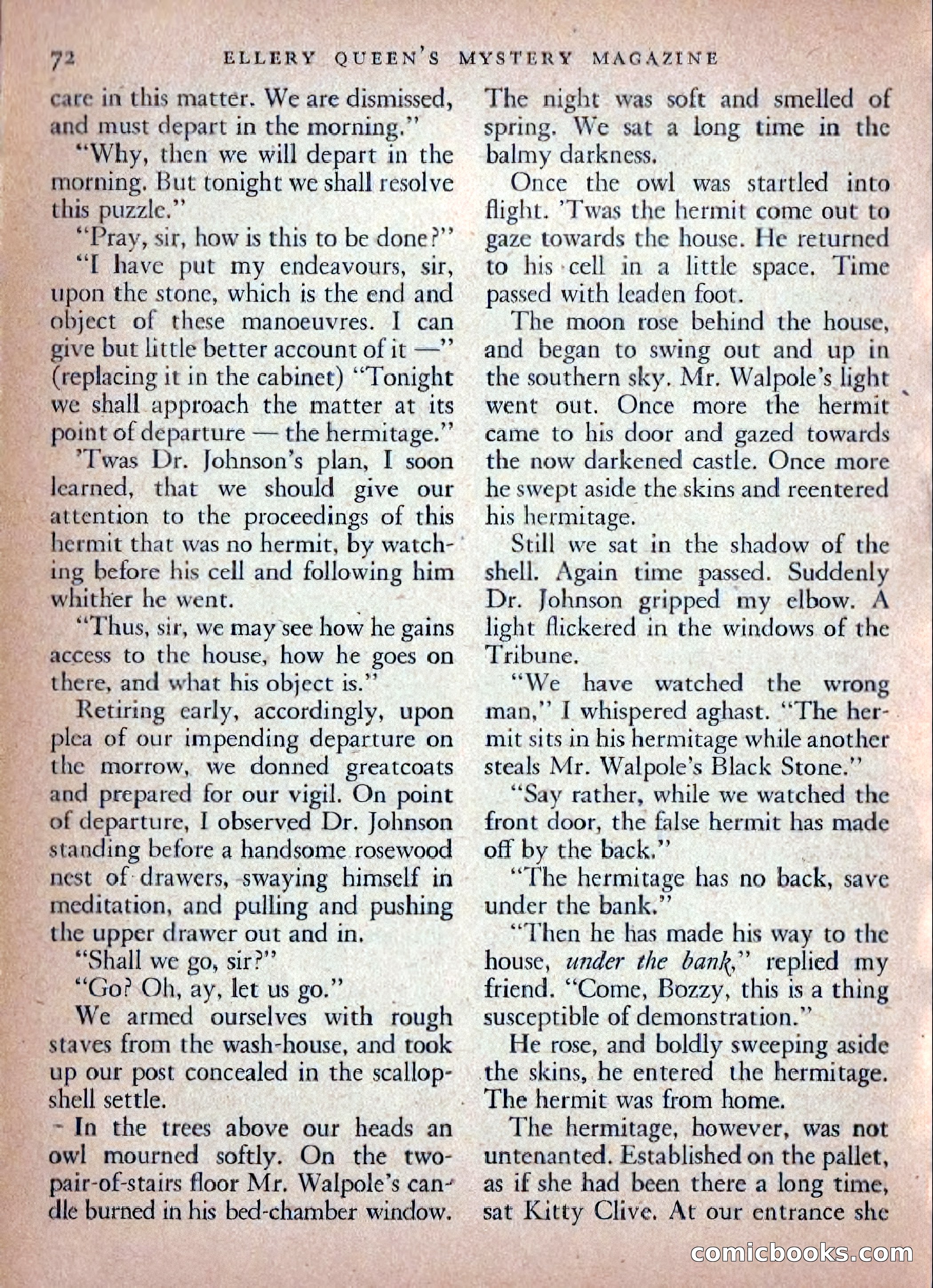 Ellery Queen's Mystery Magazine, February 1948 — page 74 of 148
