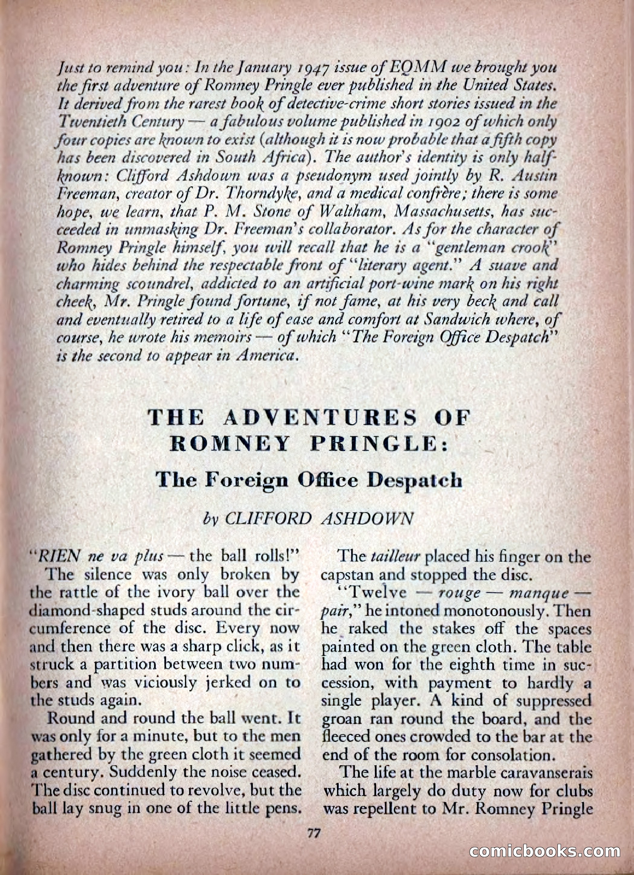 Ellery Queen's Mystery Magazine, February 1948 — page 79 of 148