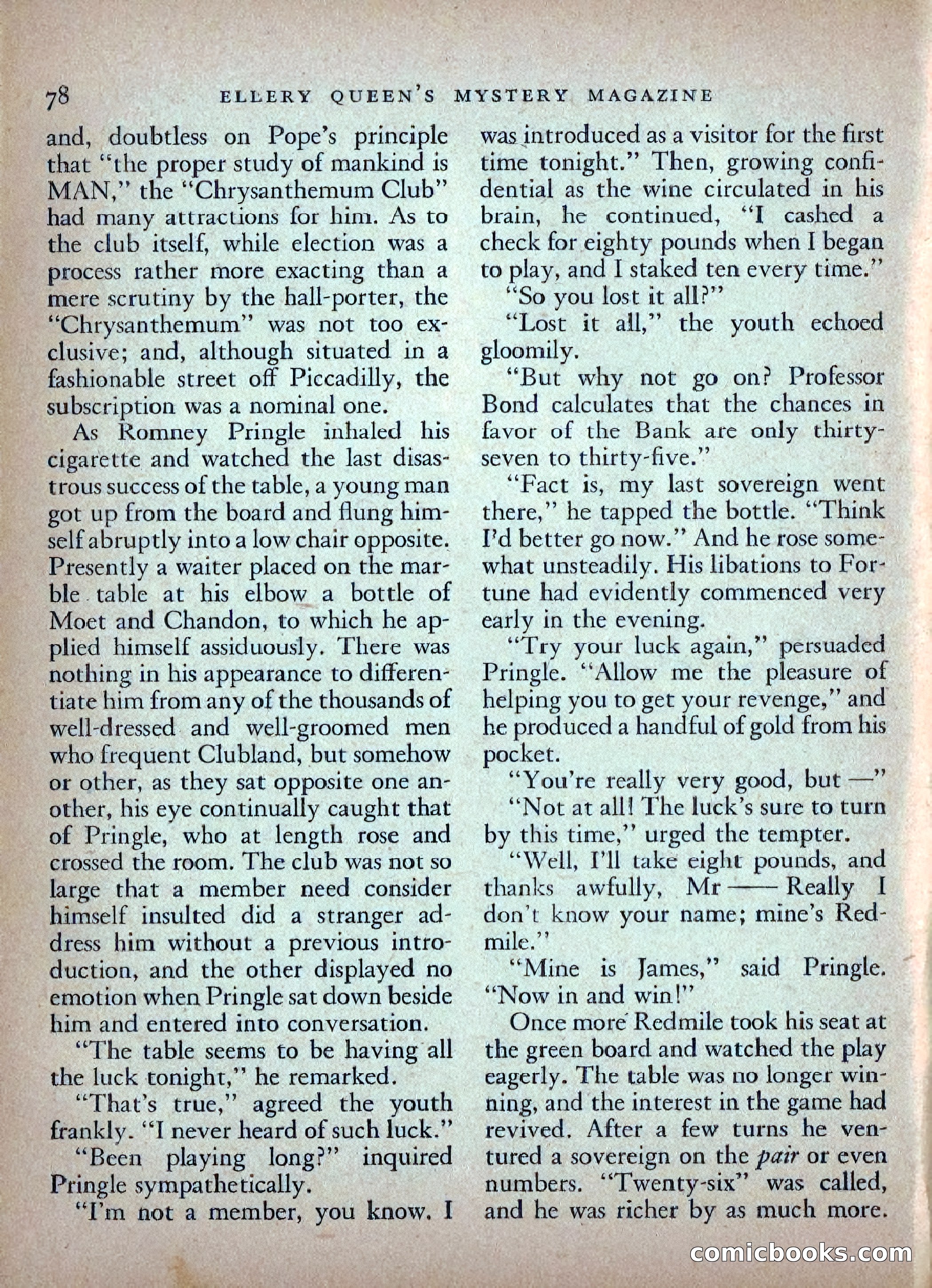 Ellery Queen's Mystery Magazine, February 1948 — page 80 of 148