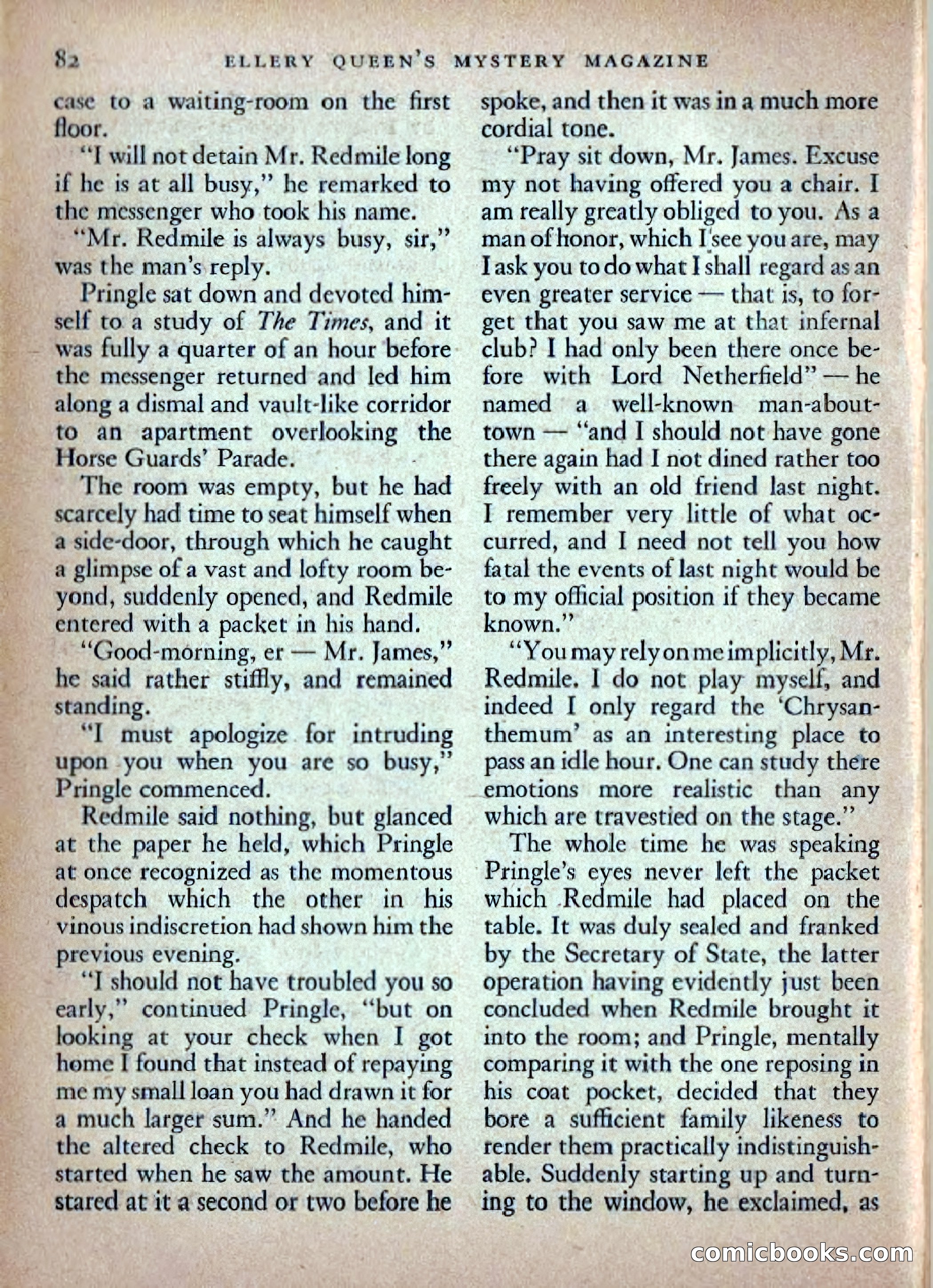 Ellery Queen's Mystery Magazine, February 1948 — page 84 of 148