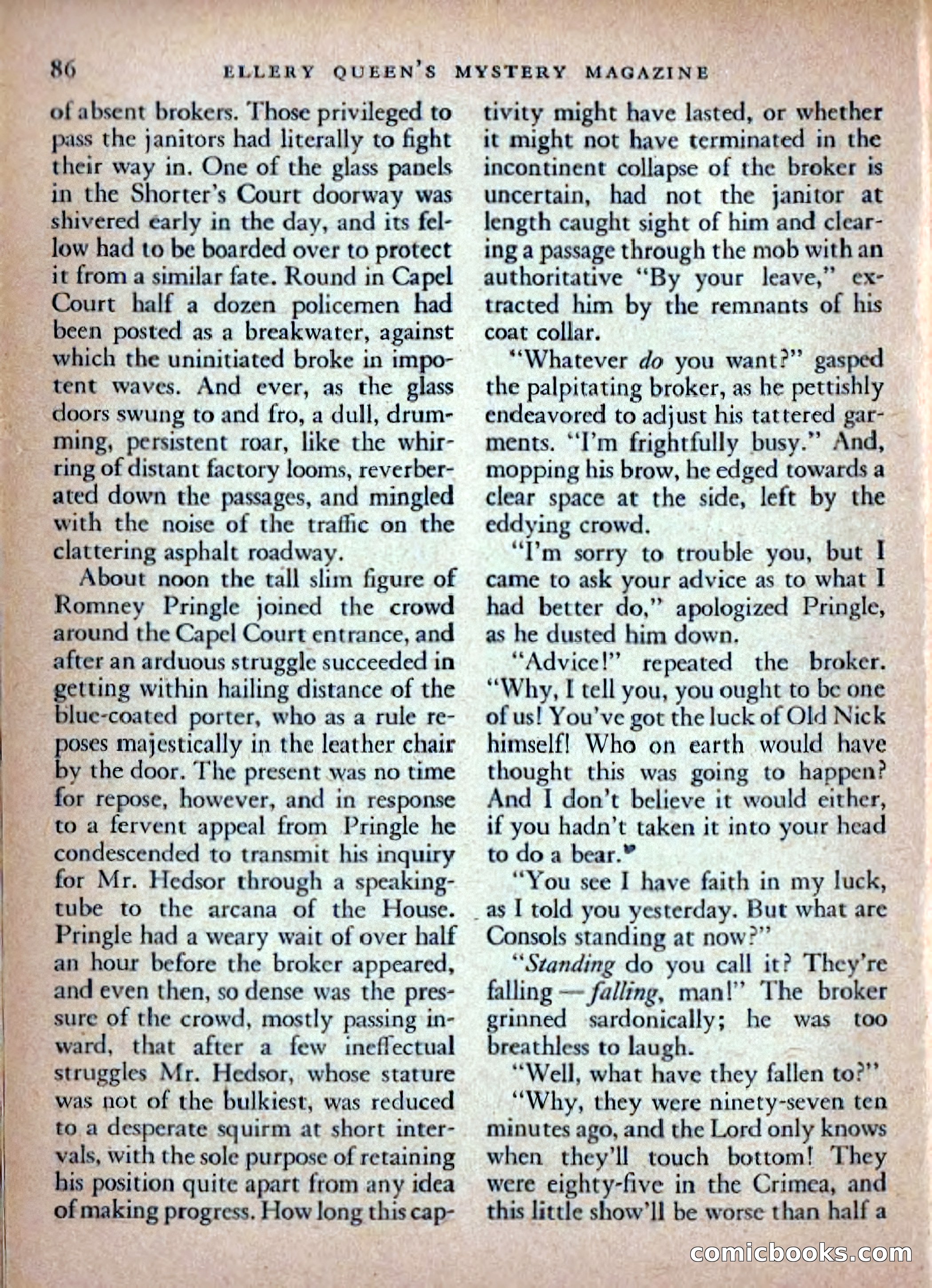 Ellery Queen's Mystery Magazine, February 1948 — page 88 of 148