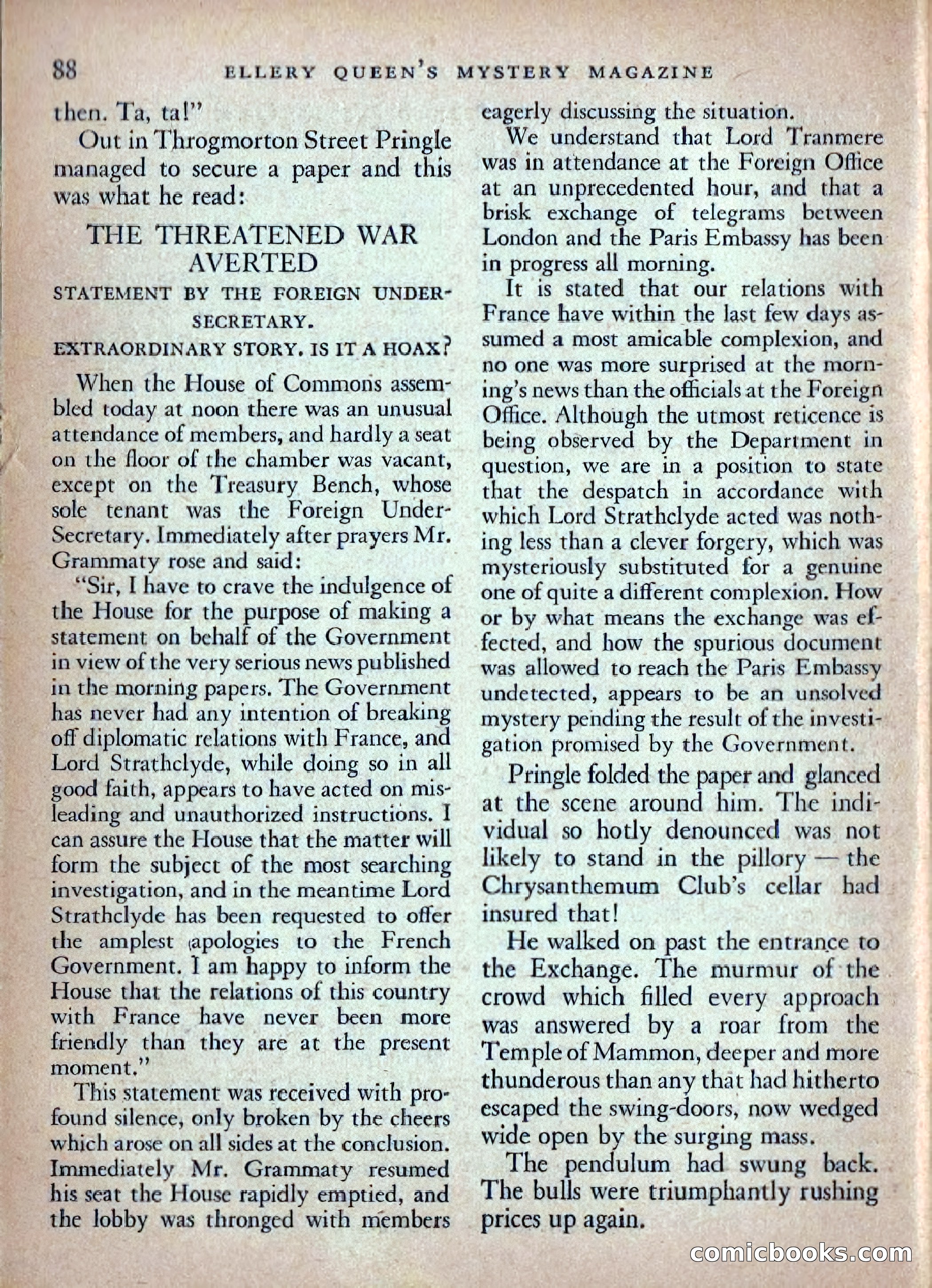 Ellery Queen's Mystery Magazine, February 1948 — page 90 of 148