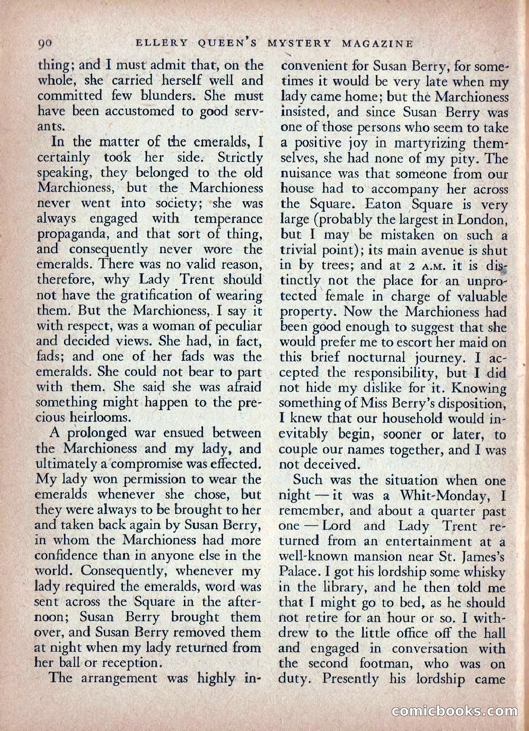 Ellery Queen's Mystery Magazine, February 1948 — page 92 of 148
