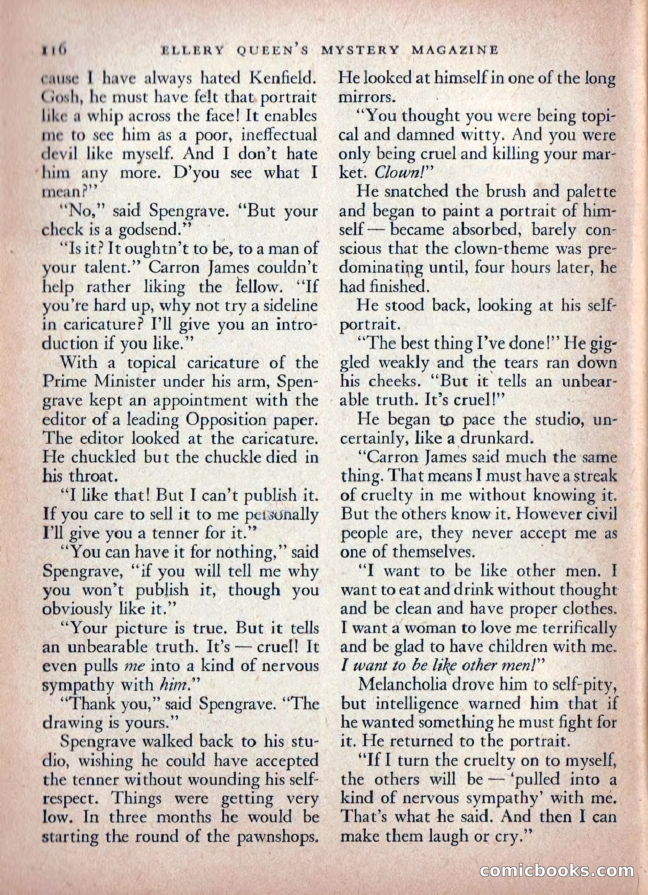 Ellery Queen's Mystery Magazine, February 1948 — page 118 of 148