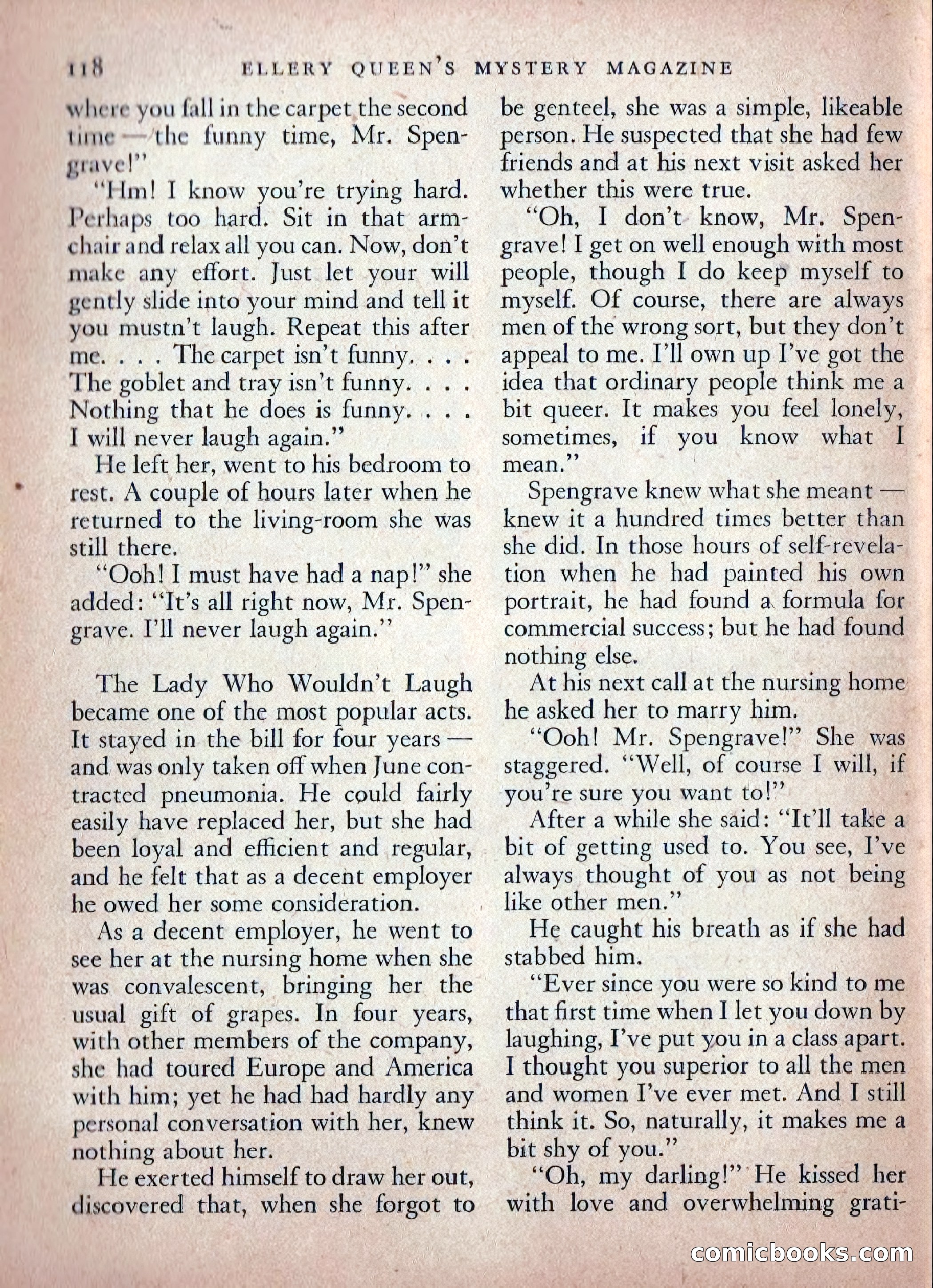 Ellery Queen's Mystery Magazine, February 1948 — page 120 of 148