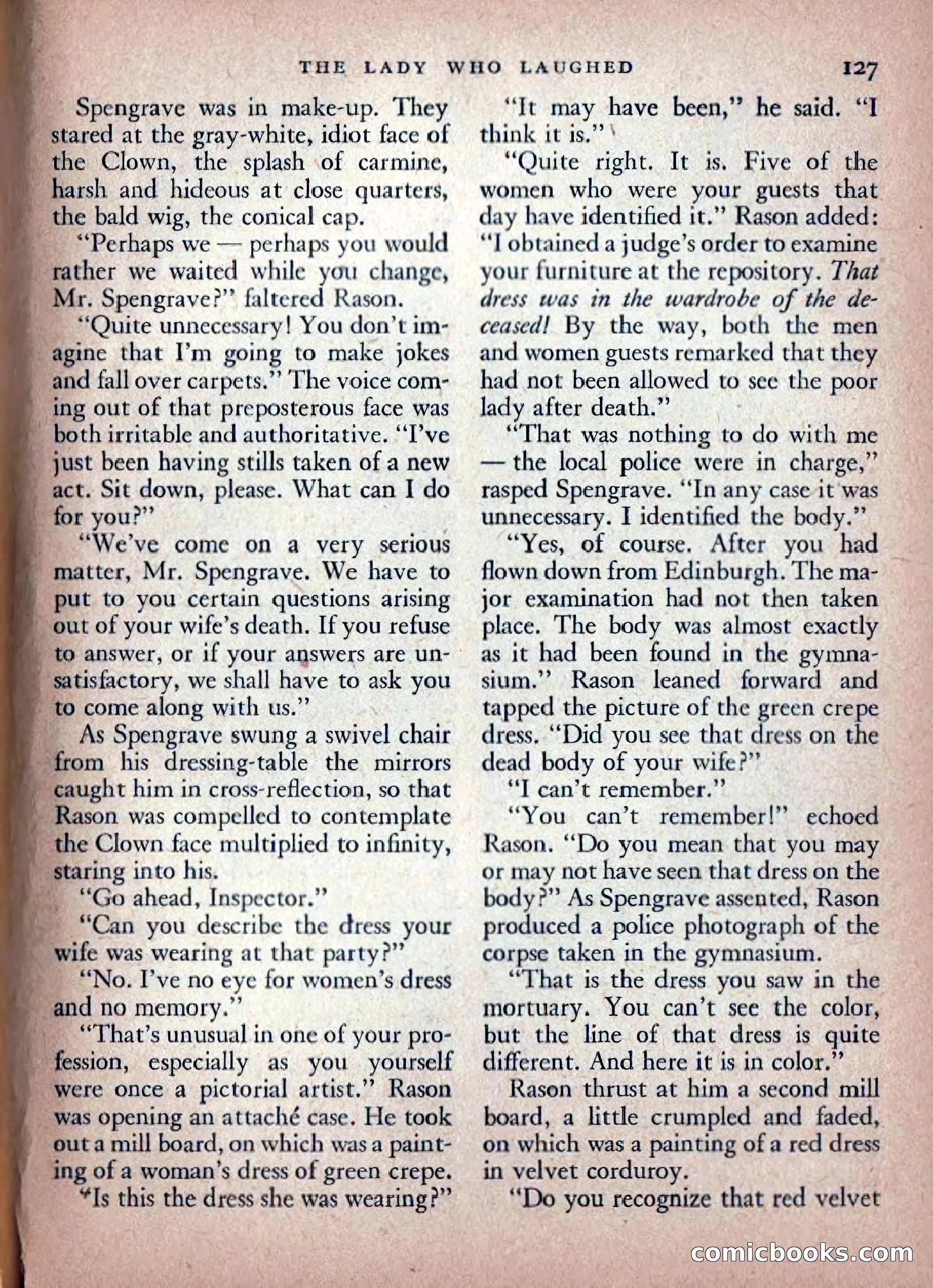 Ellery Queen's Mystery Magazine, February 1948 — page 129 of 148