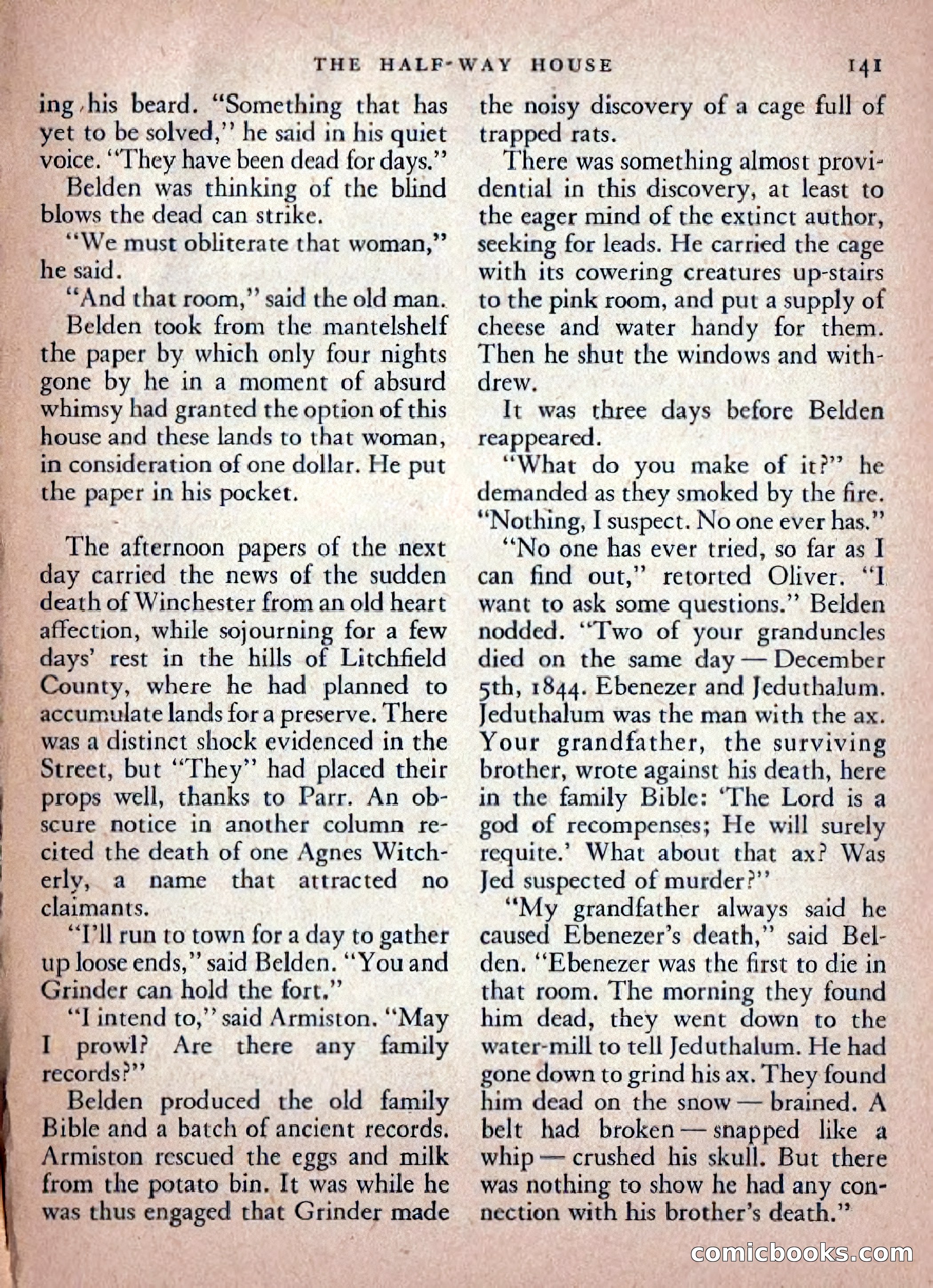 Ellery Queen's Mystery Magazine, February 1948 — page 143 of 148