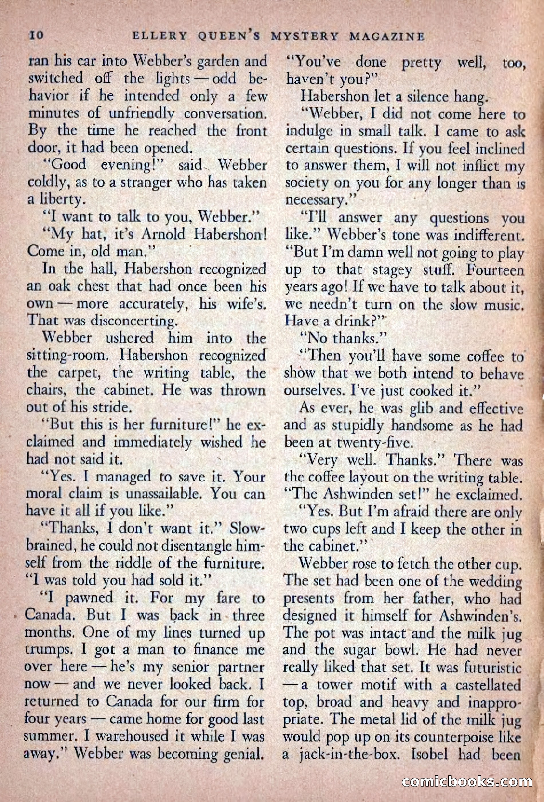 Ellery Queen's Mystery Magazine, November 1948 — page 12 of 148