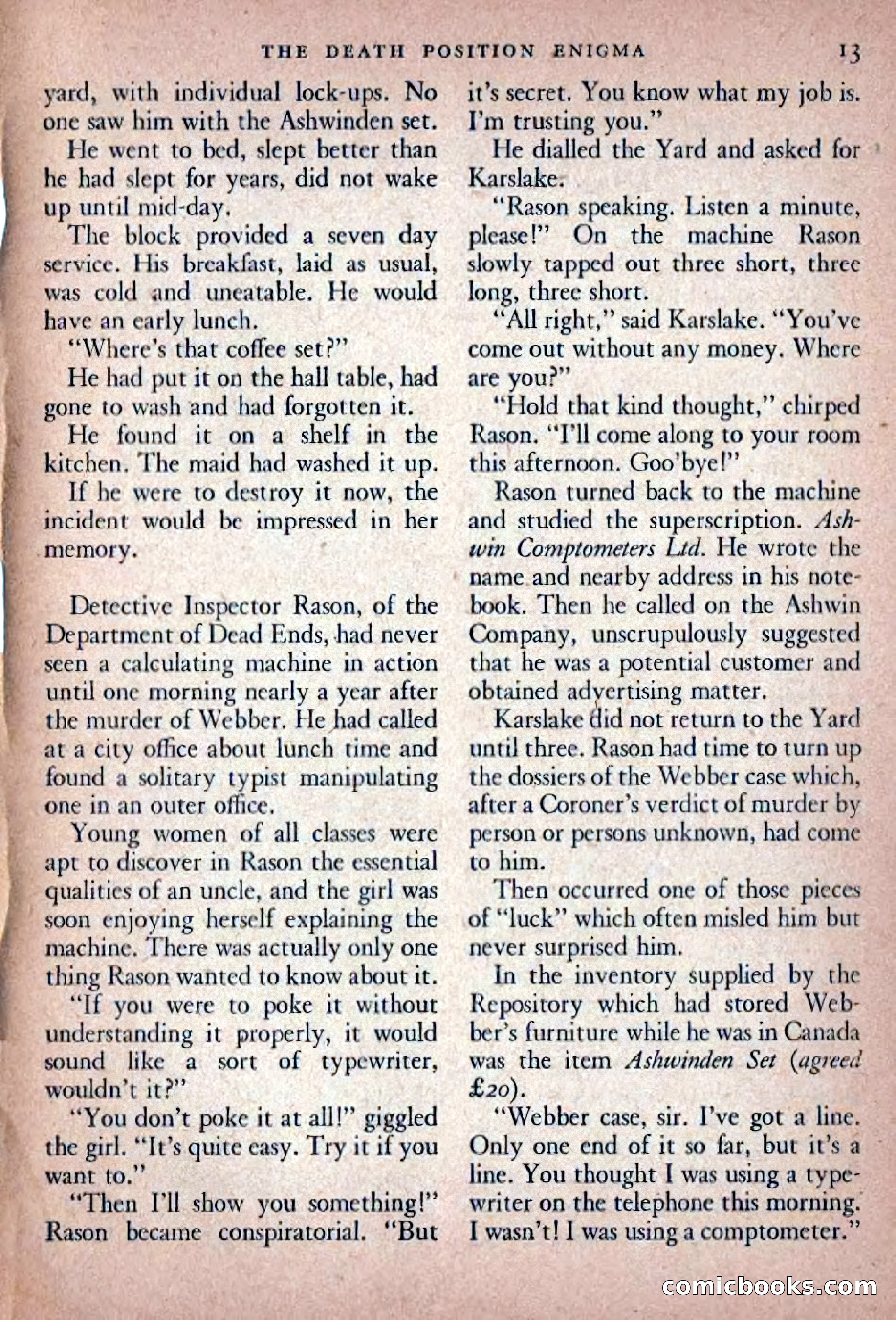 Ellery Queen's Mystery Magazine, November 1948 — page 15 of 148