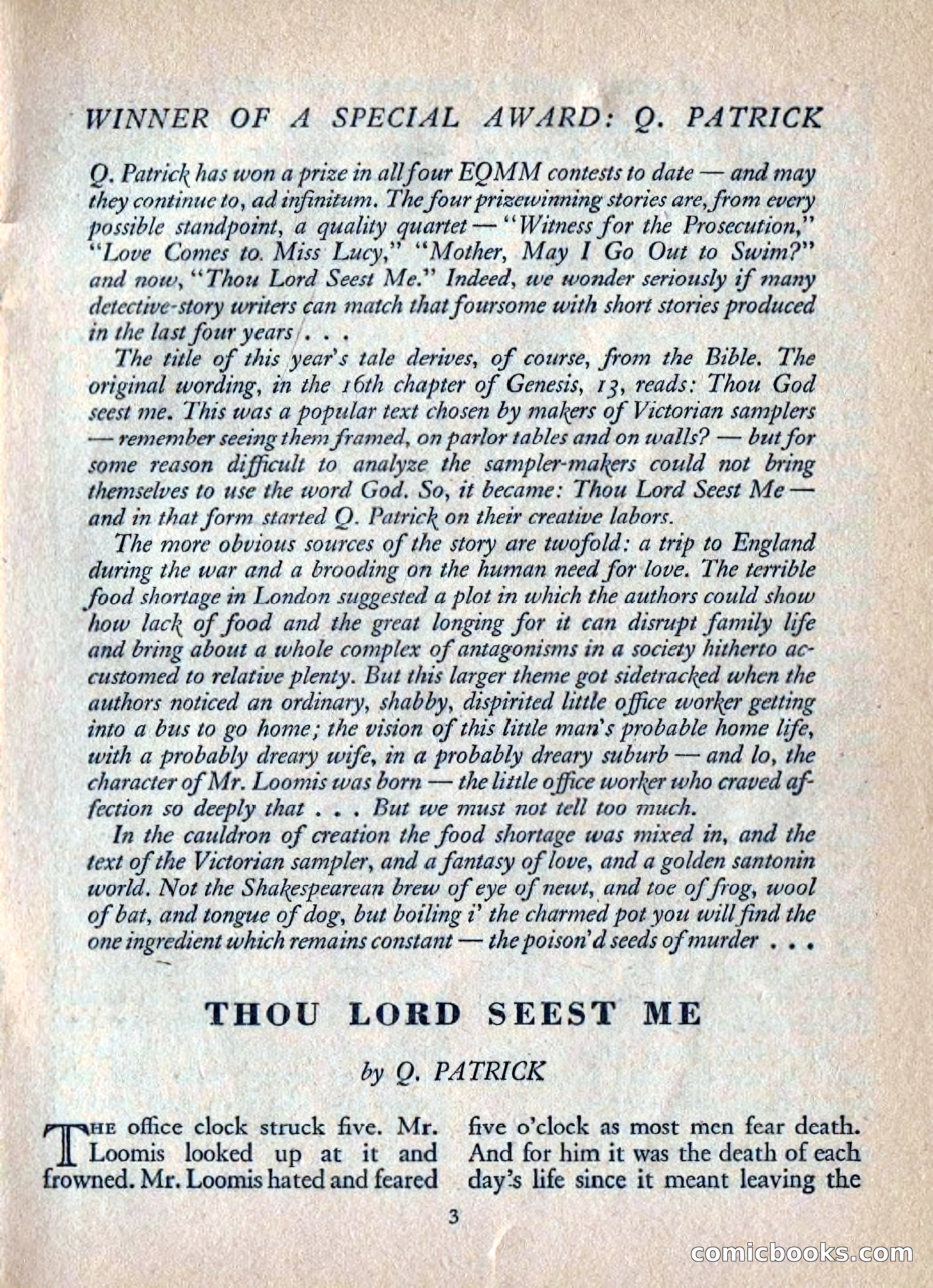 Ellery Queen's Mystery Magazine, July 1949 — page 6 of 150